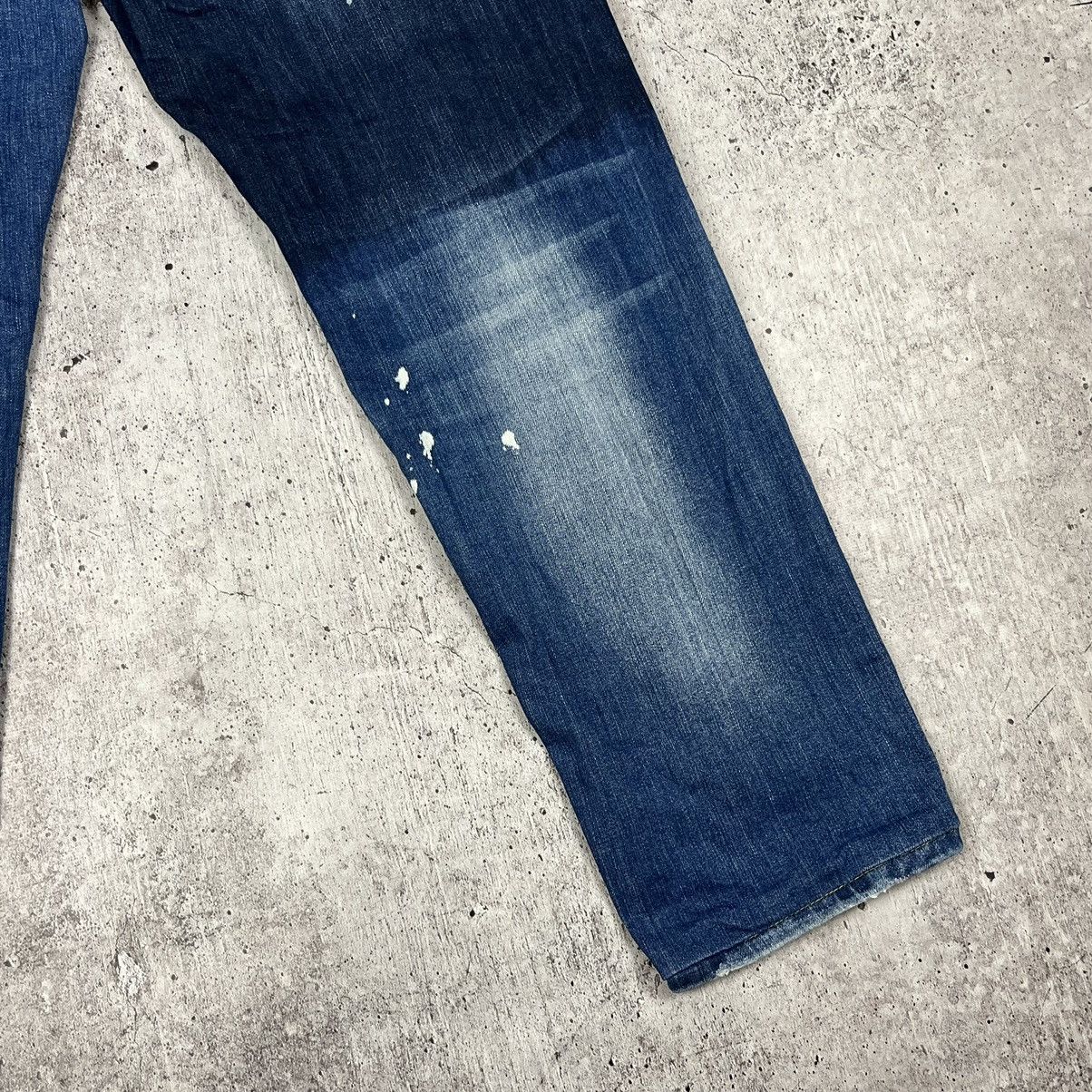 Dsquared2 × Vintage Rare dsq Dsquared2 Distressed Biker denim jeans pants Size US 34 / EU 50 - 15 Thumbnail
