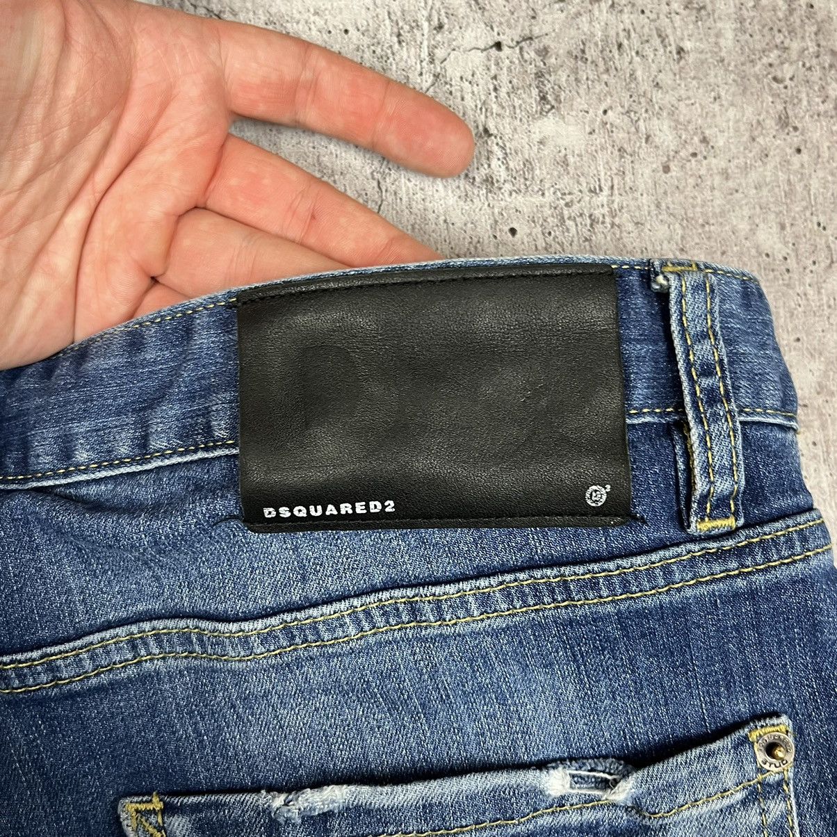 Dsquared2 × Vintage Rare dsq Dsquared2 Distressed Biker denim jeans pants Size US 34 / EU 50 - 11 Thumbnail