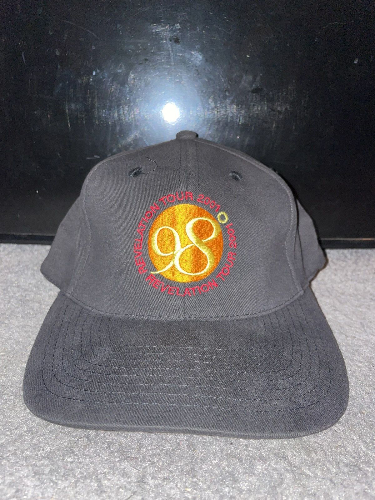 Vintage Vintage NSYNC 98 Degrees Revelation Tour 2001 Black Hat Size ONE SIZE - 1 Preview