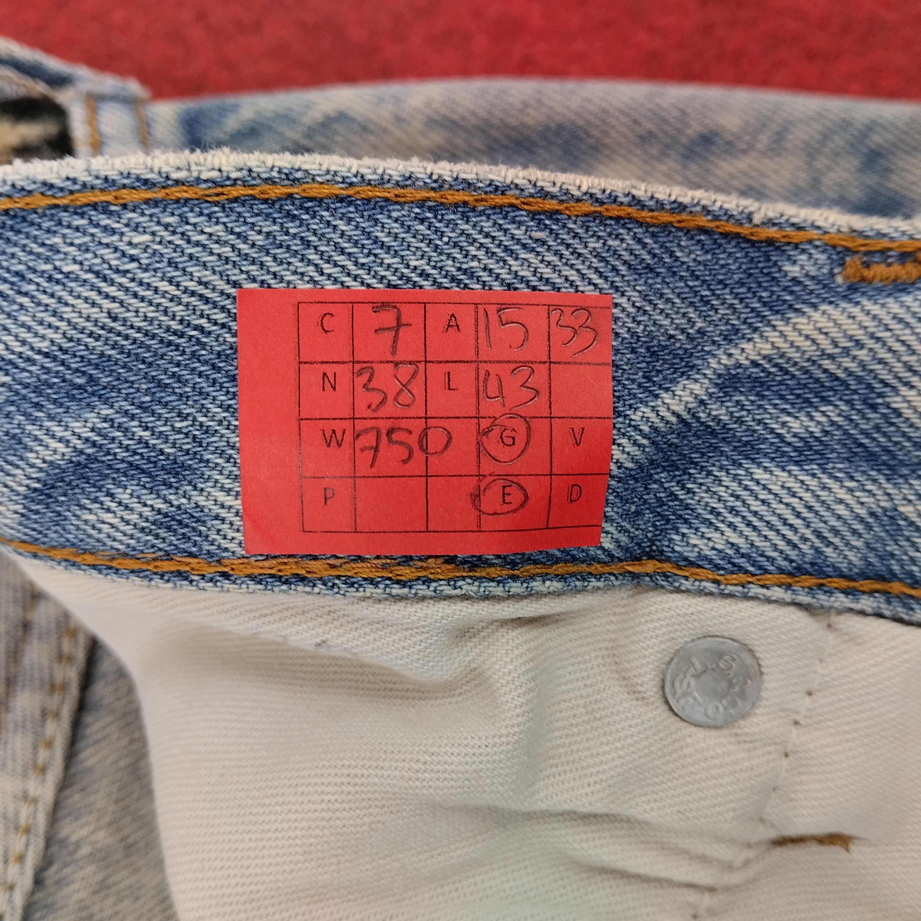 Levi's 501 Distressed Kurt Cobain Denim Pants