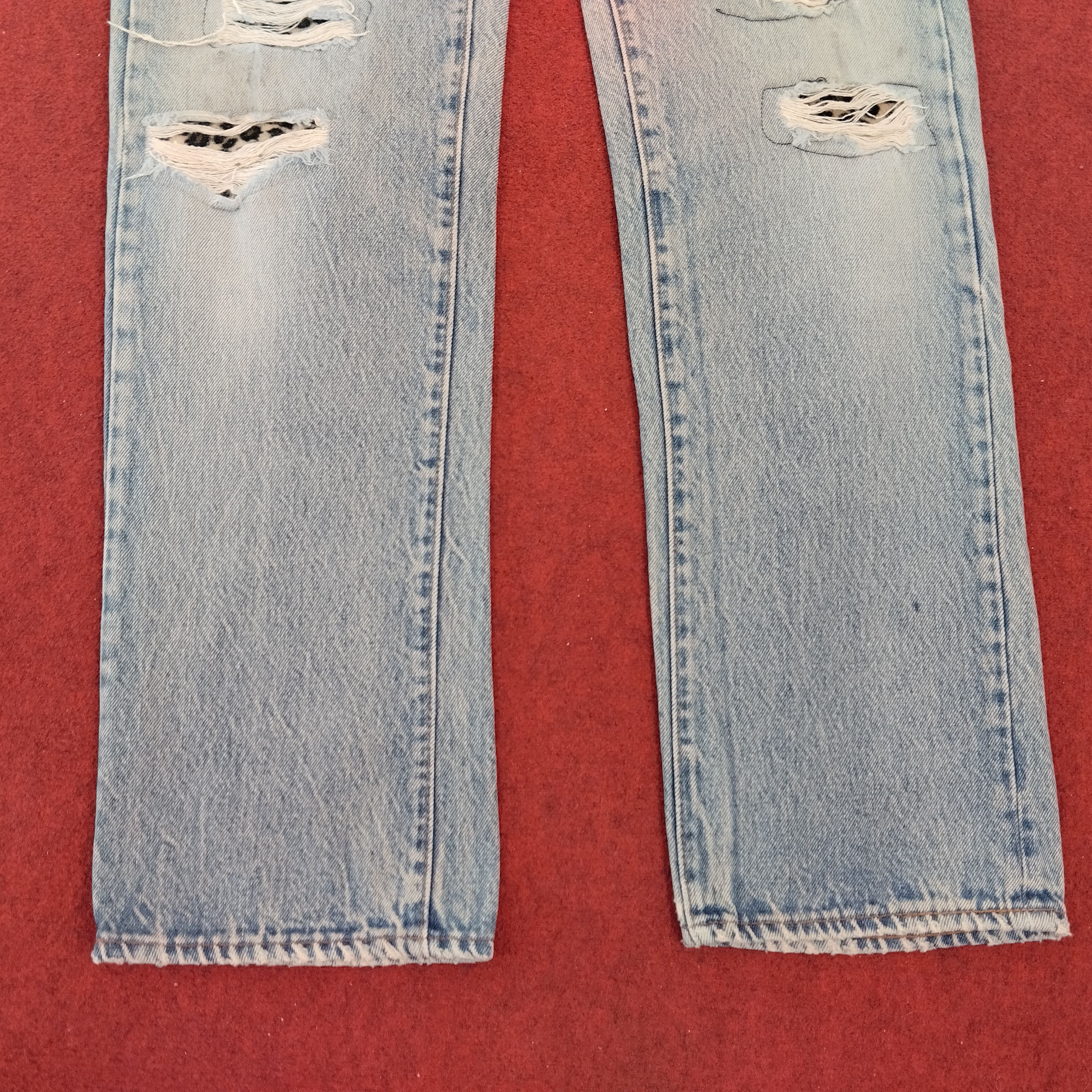 Levi's 501 Distressed Kurt Cobain Denim Pants