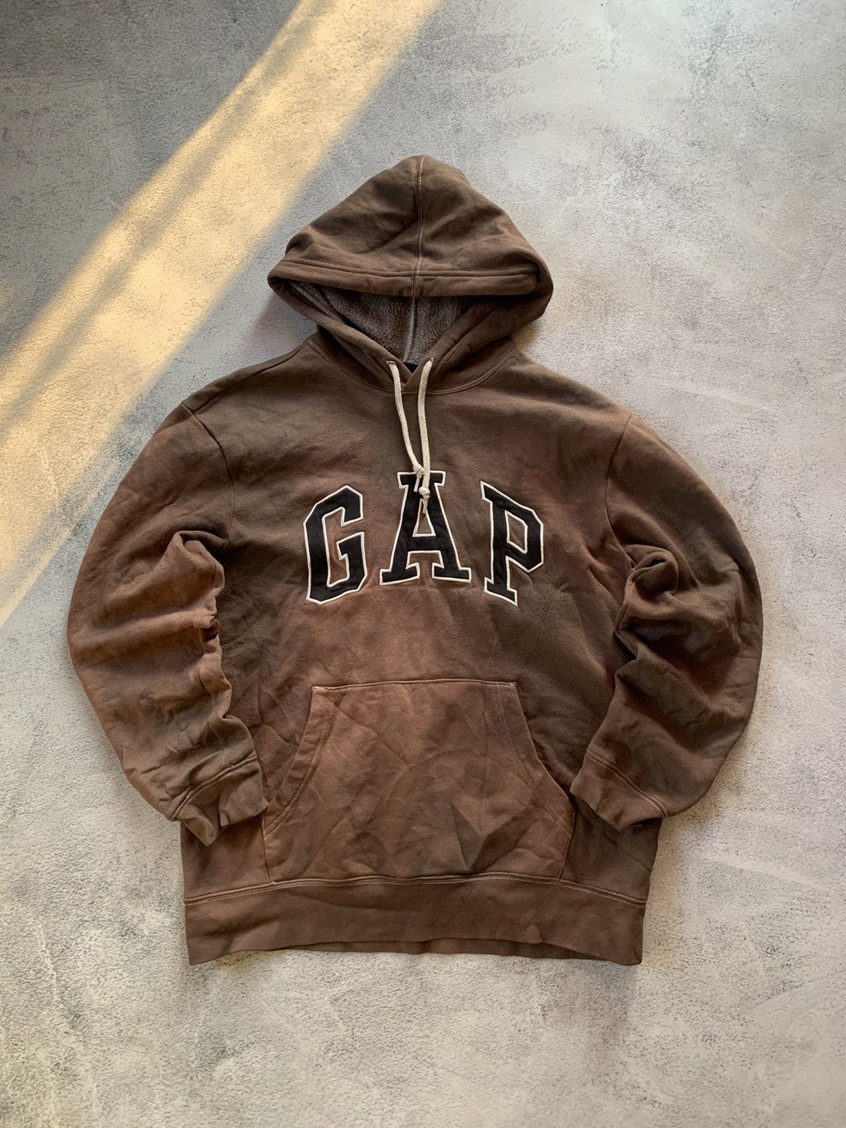 vintage Y2k Workwear Gap y2k faded brown hoodie