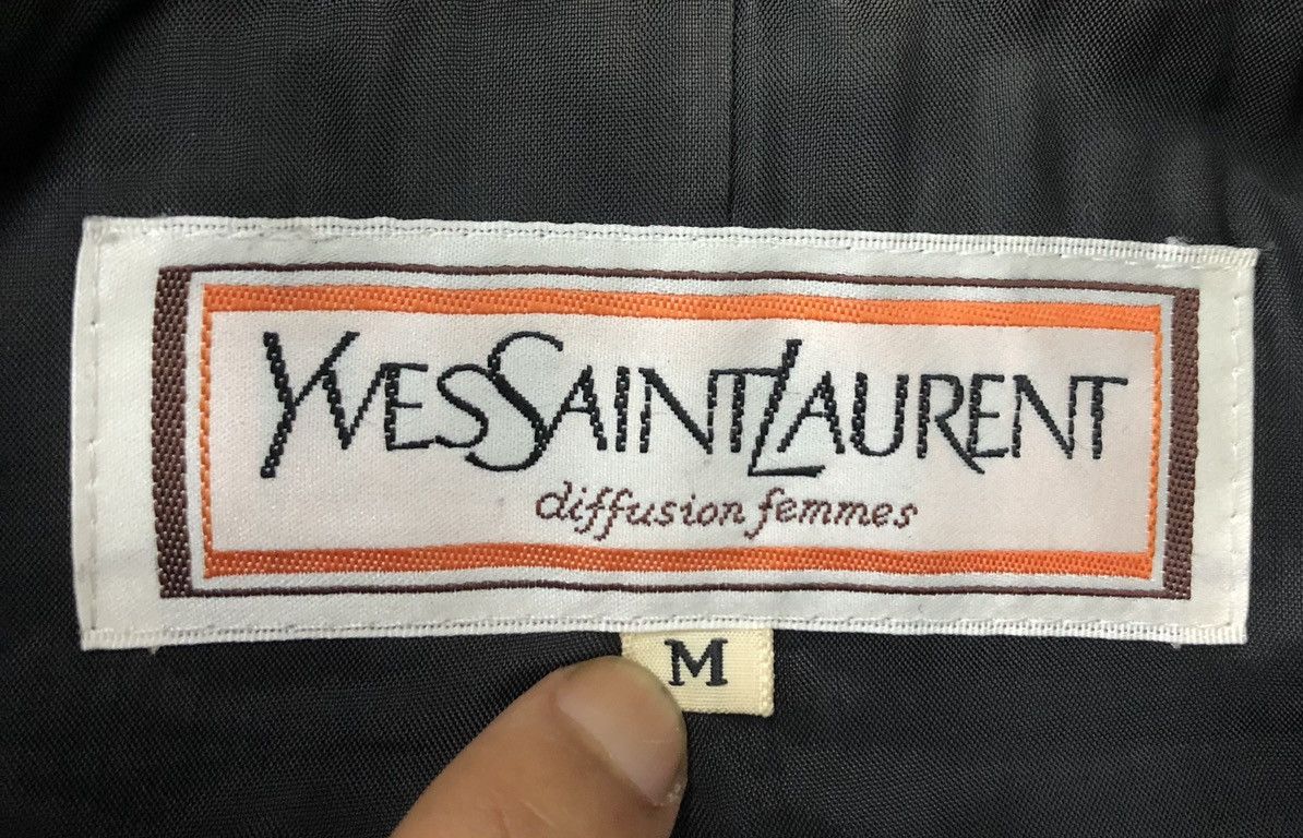 Yves Saint Laurent YVES SAINT LAURENT DIFFUSION FEMMES COAT Size M / US 6-8 / IT 42-44 - 7 Thumbnail