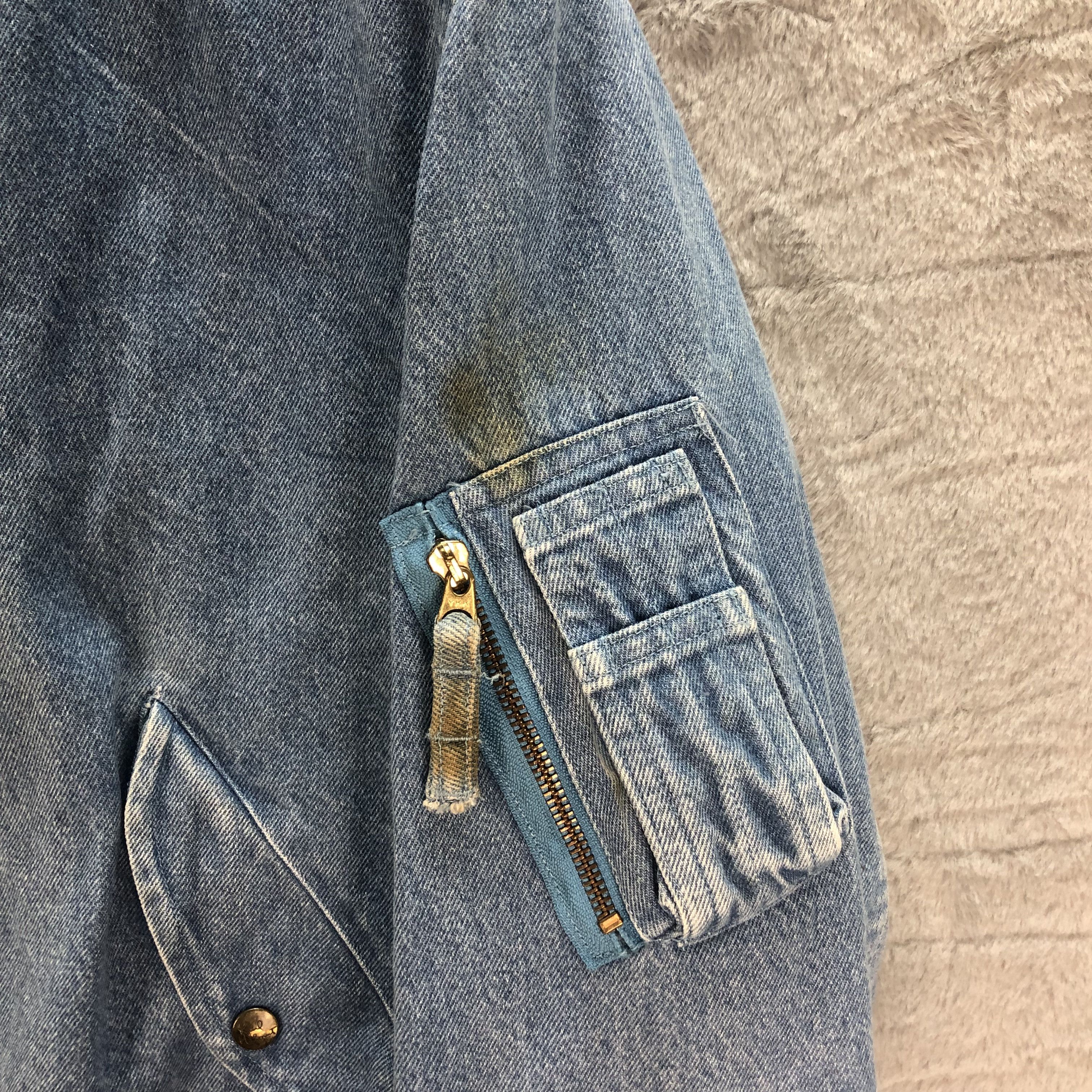 Karl Helmut VINTAGE TRASHED KARL HELMUT DENIM BOMBERS #6546-72 Size US M / EU 48-50 / 2 - 11 Thumbnail