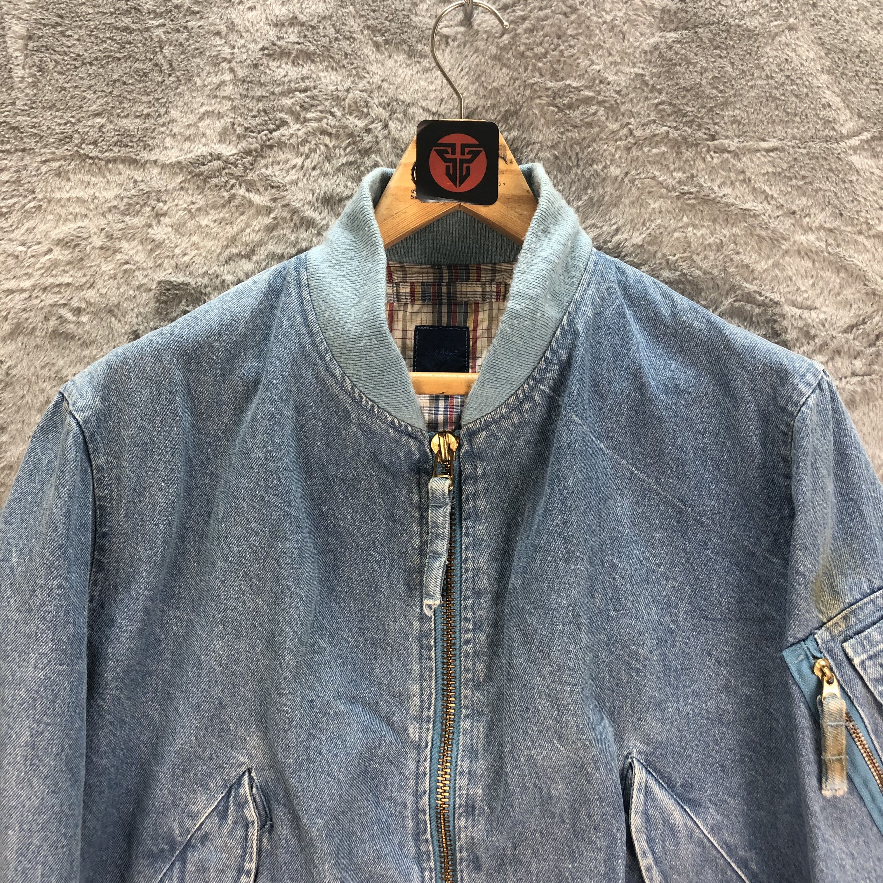 Karl Helmut VINTAGE TRASHED KARL HELMUT DENIM BOMBERS #6546-72 Size US M / EU 48-50 / 2 - 5 Thumbnail