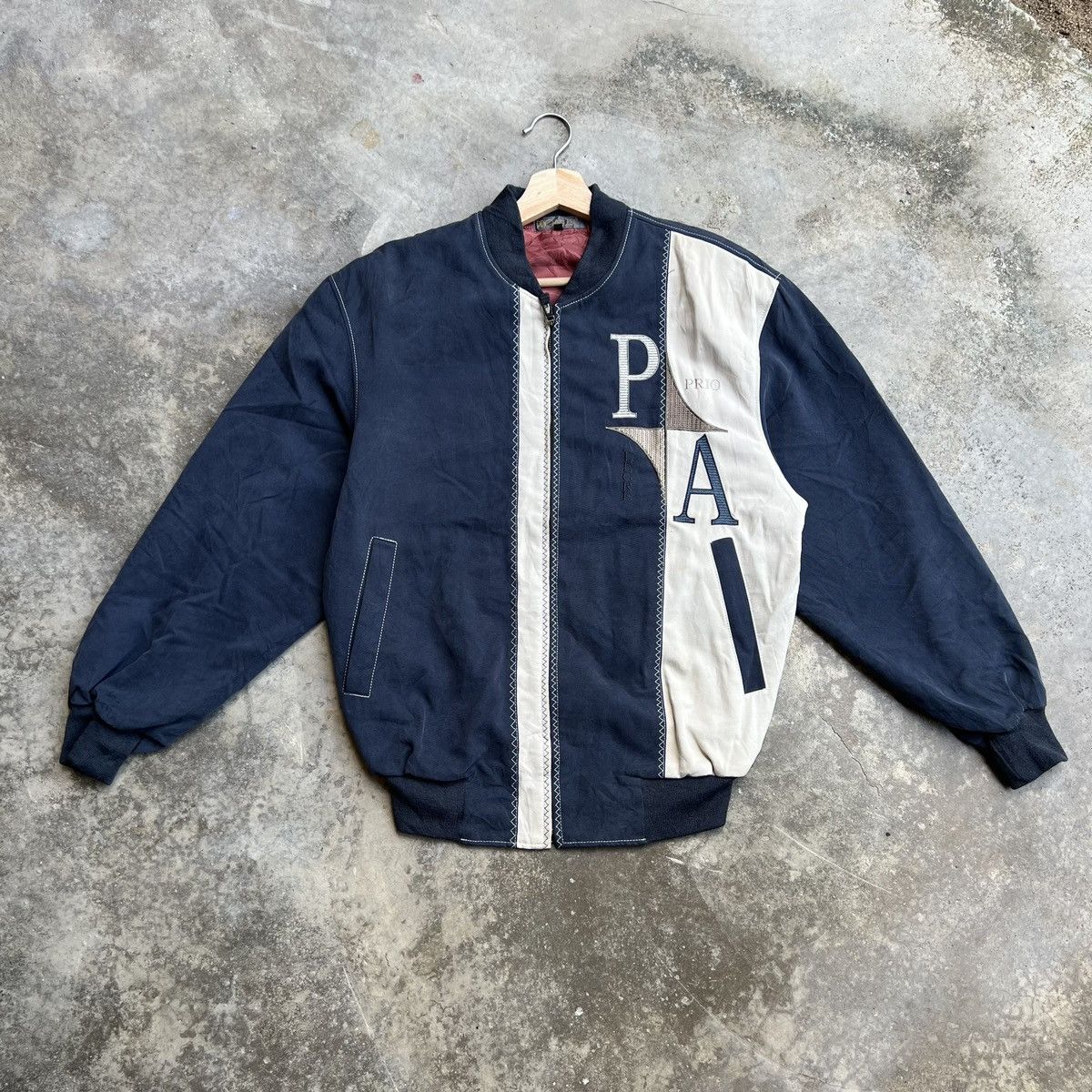 Vintage Prio Alegre Jacket Bomber Jacket Cotton Shell