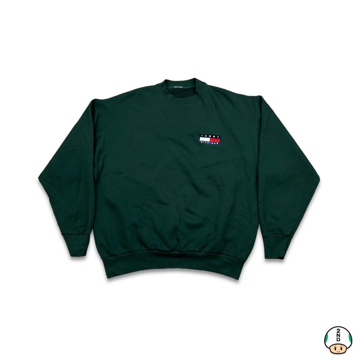 Tommy Hilfiger Vintage 90s Tommy Hilfiger Sweatshirt Tommy Flag Pullover Size US M / EU 48-50 / 2 - 1 Thumbnail