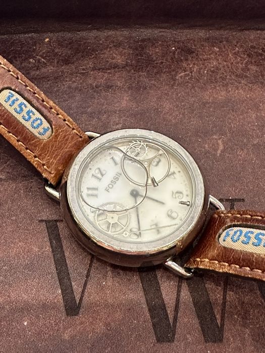 Fossil watch with hot sale gears showing