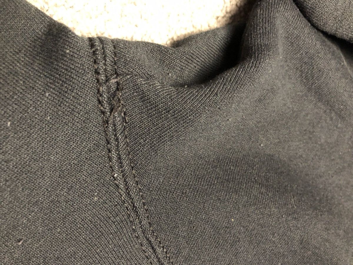 Fruit Of The Loom Vintage 90s heavy weight cotton black Sweatshirt Blank crew Size US XL / EU 56 / 4 - 6 Thumbnail