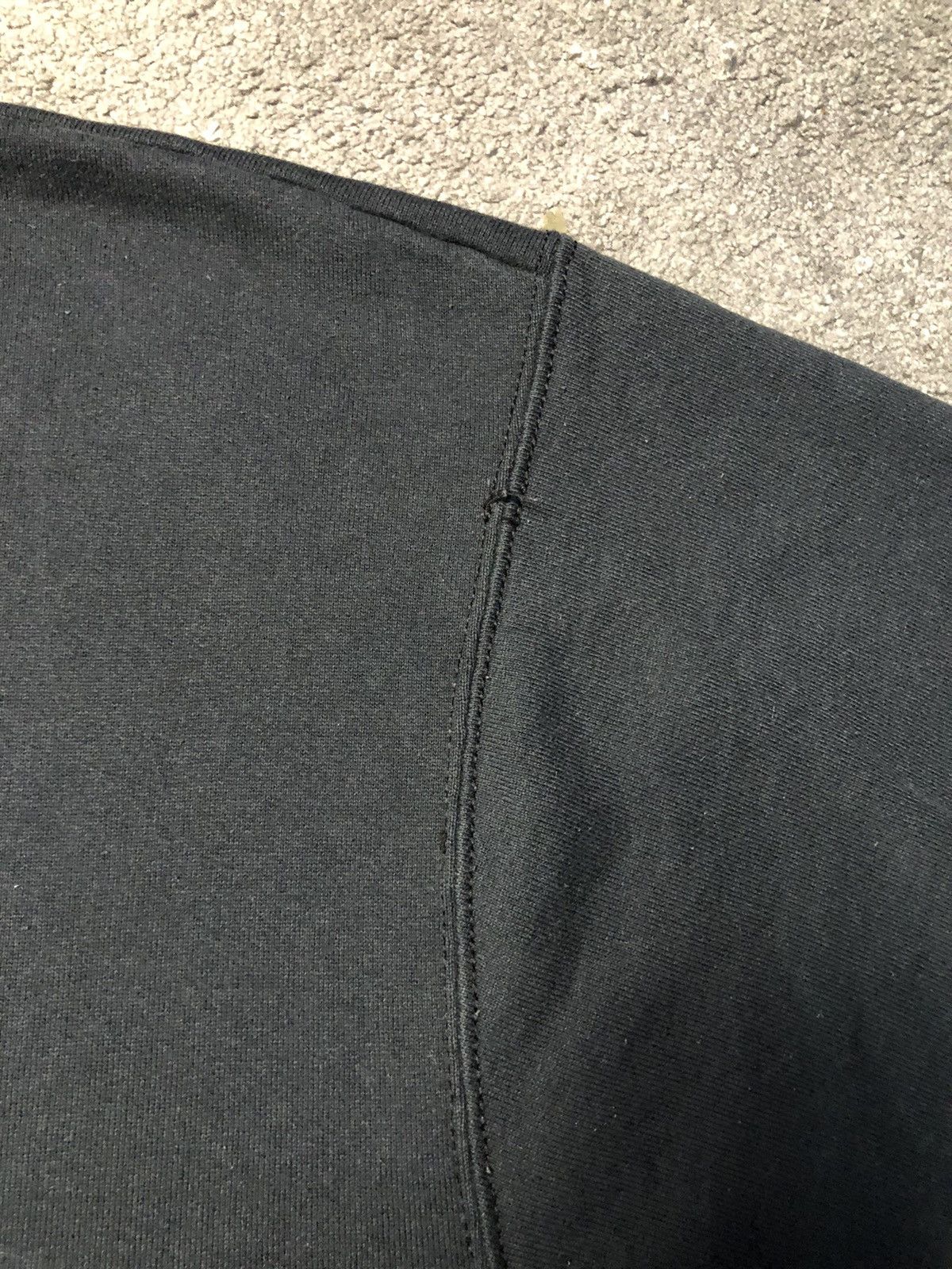 Fruit Of The Loom Vintage 90s heavy weight cotton black Sweatshirt Blank crew Size US XL / EU 56 / 4 - 9 Thumbnail