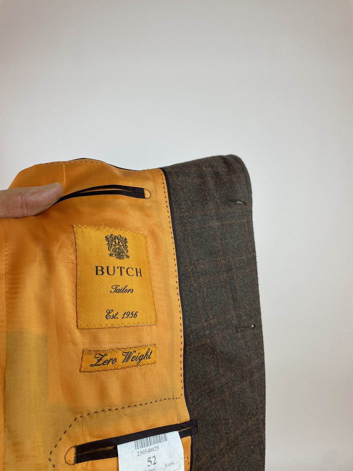 Loro Piana BUTCH Loro Piana 120's Wool Blazer Plaid pattern Mens Size 52S - 14 Thumbnail