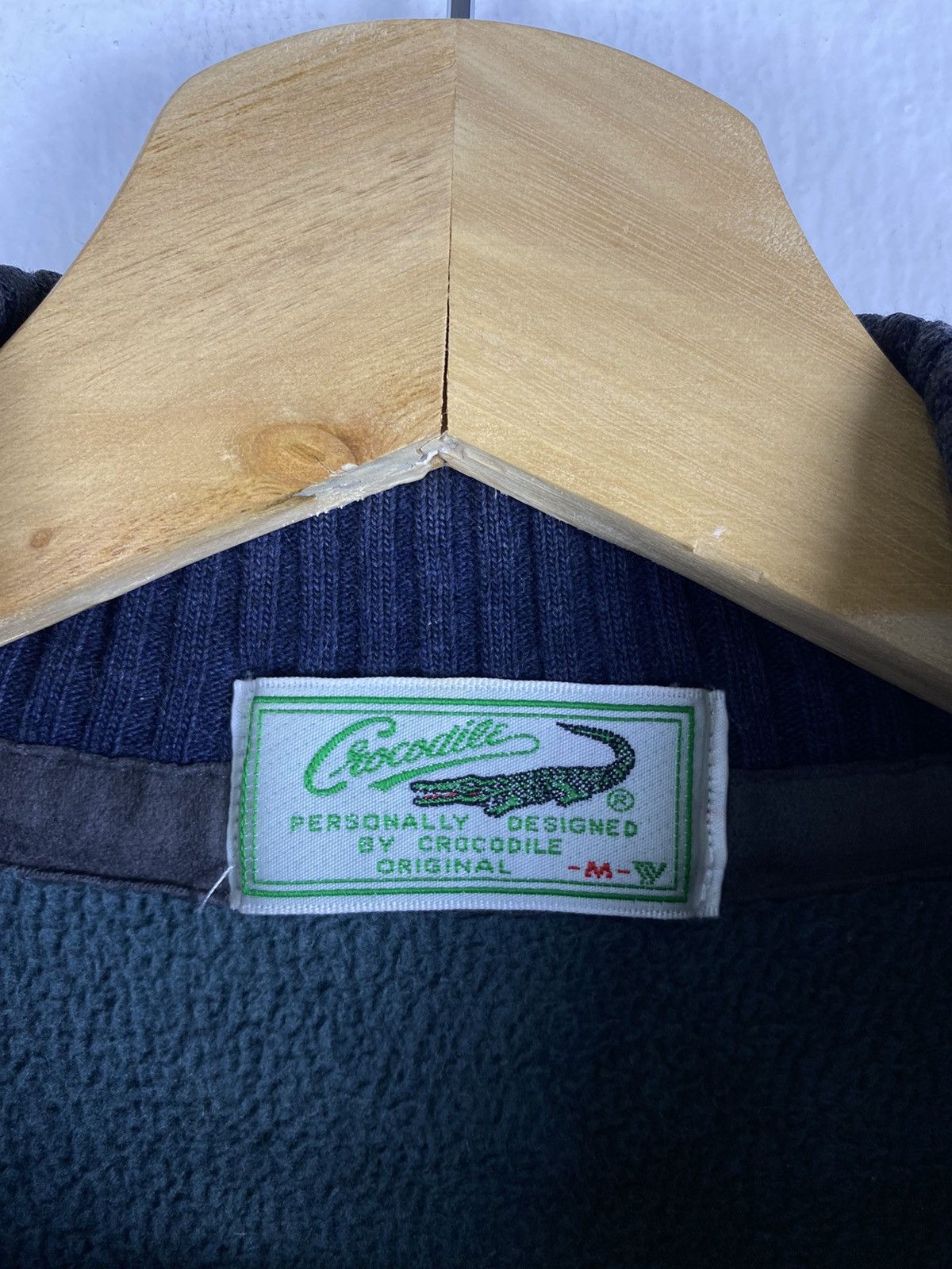 Japanese Brand OFFER 🔥 Vintage 90s Crocodile Zip Up Velvet Jacket Size US M / EU 48-50 / 2 - 4 Thumbnail