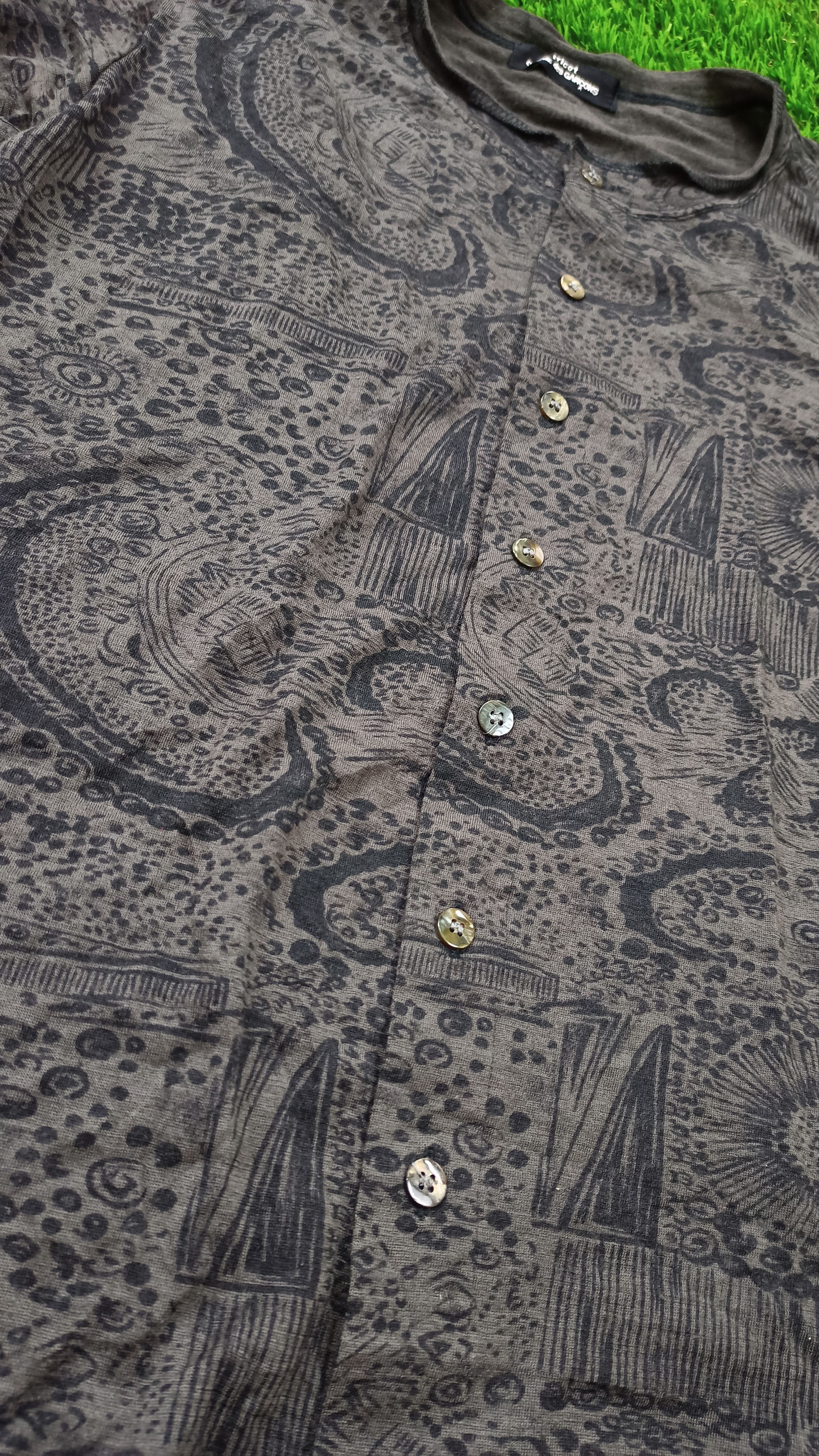 Comme des Garcons × Vintage Vintage Comme Des Garcons Cardigan Full Print Paisley Size M / US 6-8 / IT 42-44 - 4 Thumbnail