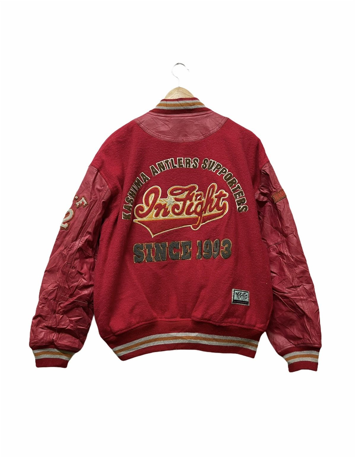 Vintage RARE 🔥VINTAGE INFIGHT12 KASHIMA ANTLERS SUPPORTERS VARSITY Size US XL / EU 56 / 4 - 2 Thumbnail
