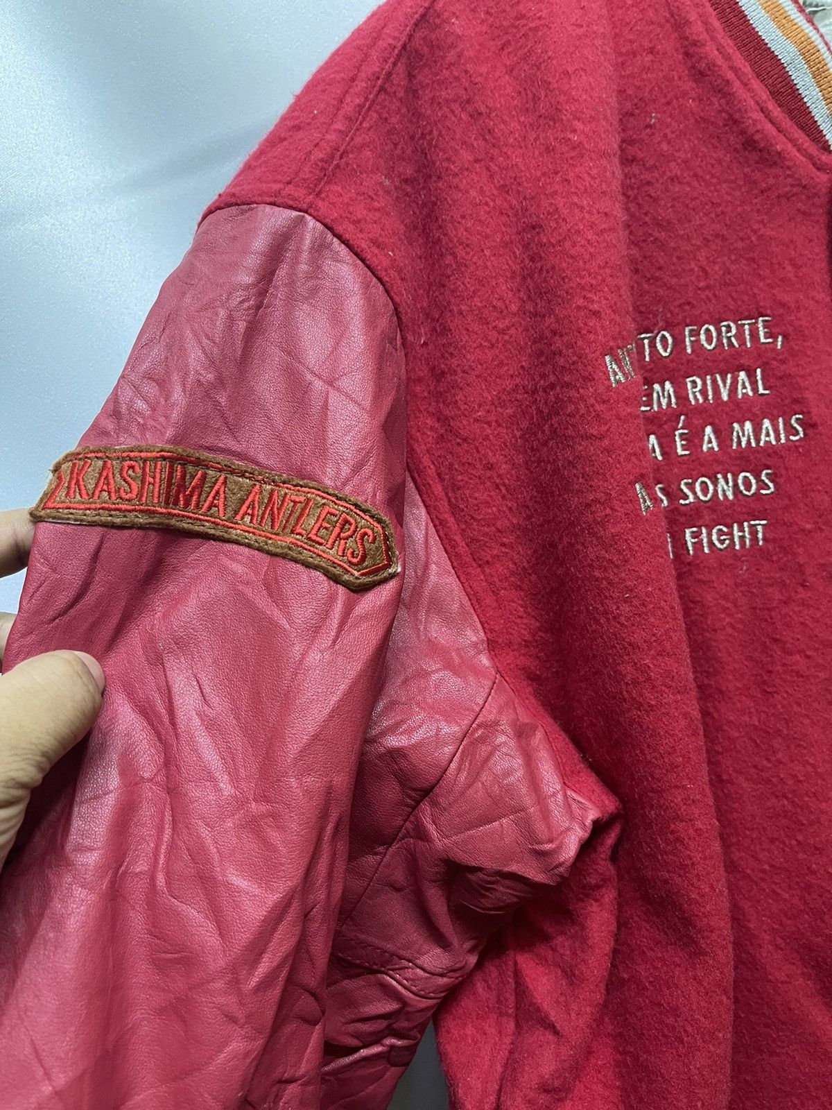 Vintage RARE 🔥VINTAGE INFIGHT12 KASHIMA ANTLERS SUPPORTERS VARSITY Size US XL / EU 56 / 4 - 6 Thumbnail