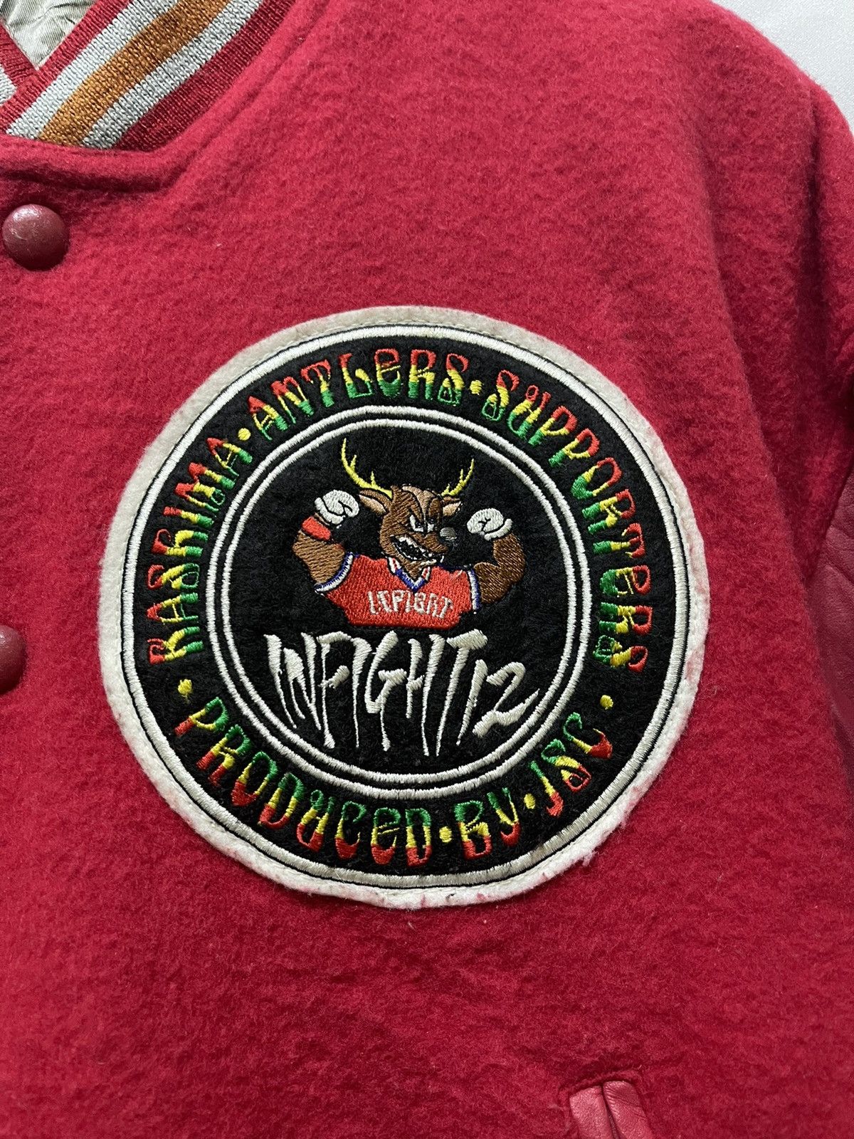 Vintage RARE 🔥VINTAGE INFIGHT12 KASHIMA ANTLERS SUPPORTERS VARSITY Size US XL / EU 56 / 4 - 4 Thumbnail