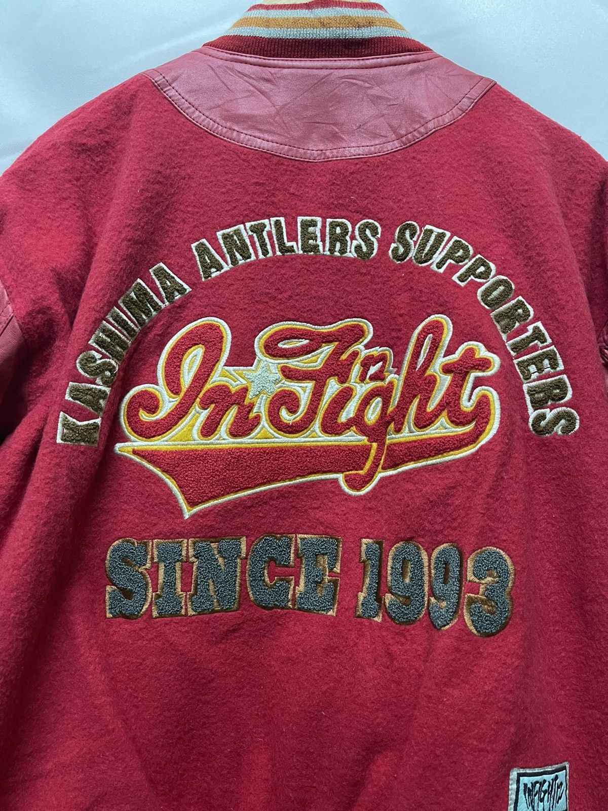 Vintage RARE 🔥VINTAGE INFIGHT12 KASHIMA ANTLERS SUPPORTERS VARSITY Size US XL / EU 56 / 4 - 11 Thumbnail