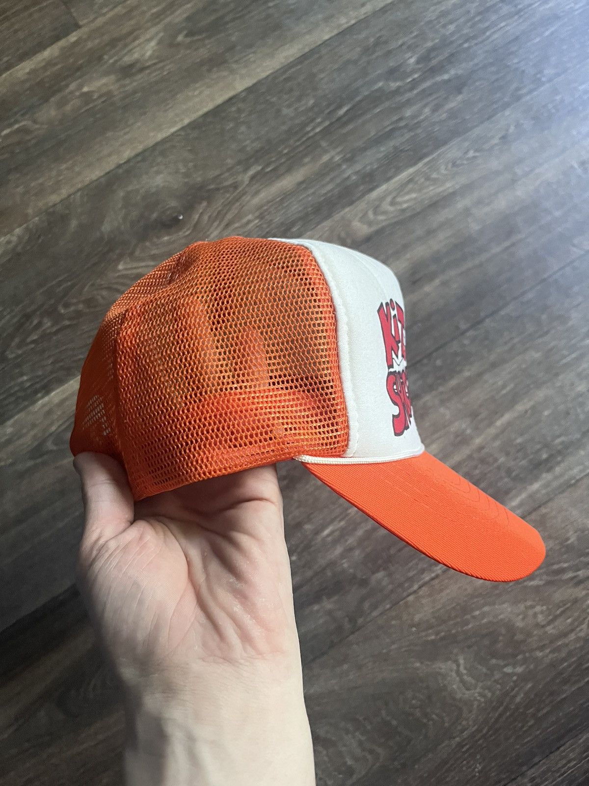 Vintage Vintage Funny Trucker Hat “Kit Shicker” Size ONE SIZE - 4 Thumbnail