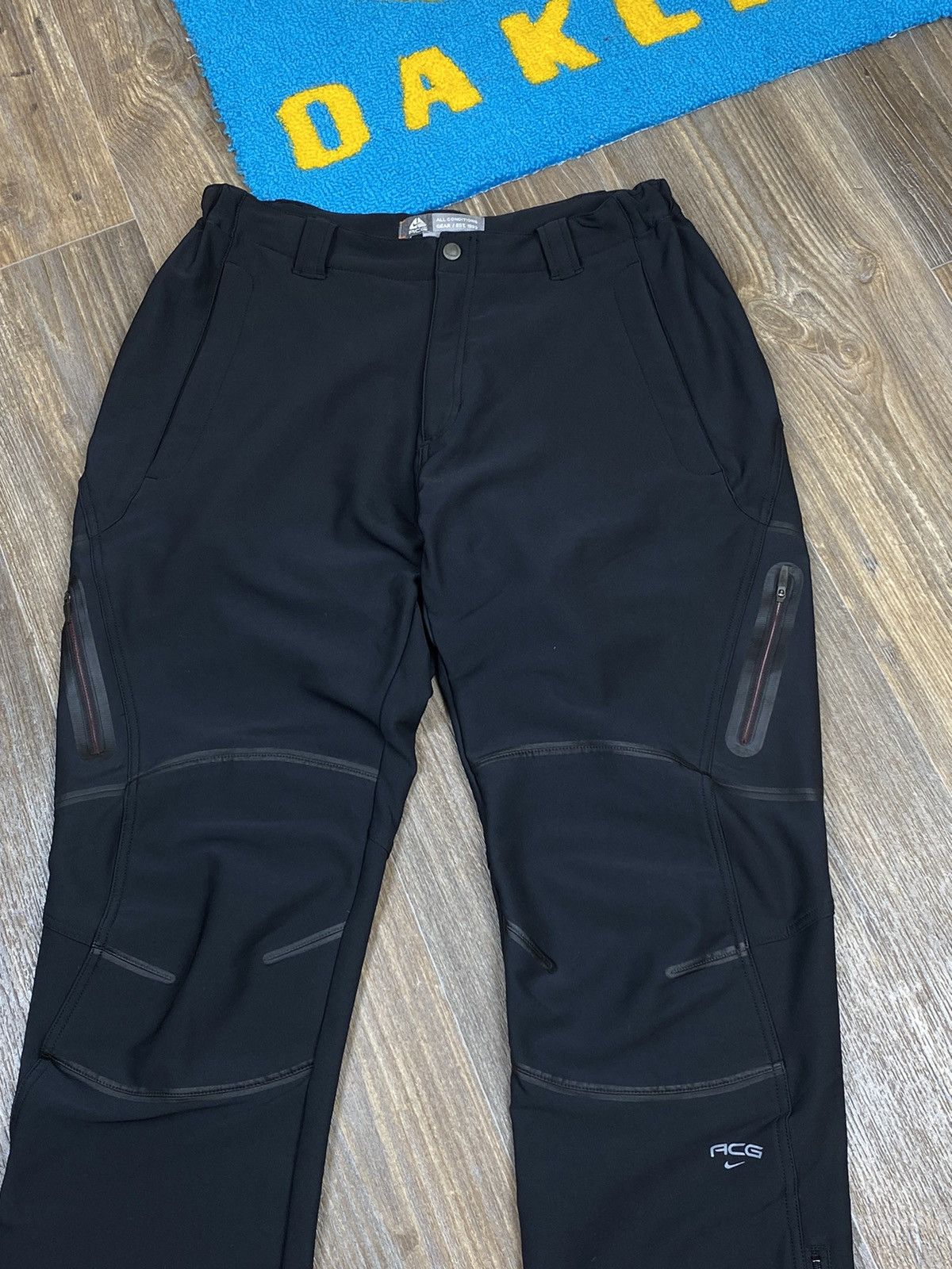Nike × Nike ACG × Vintage Vintage Nike ACG gorpcore multi pocket black cargo pant Size US 34 / EU 50 - 5 Thumbnail