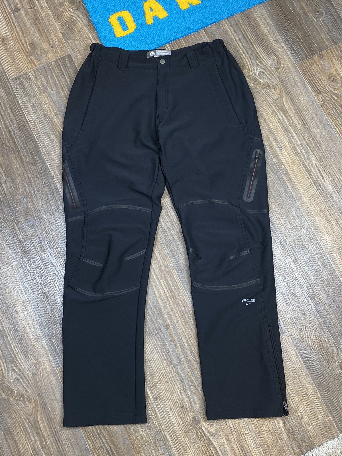 Nike × Nike ACG × Vintage Vintage Nike ACG gorpcore multi pocket black cargo pant Size US 34 / EU 50 - 1 Thumbnail