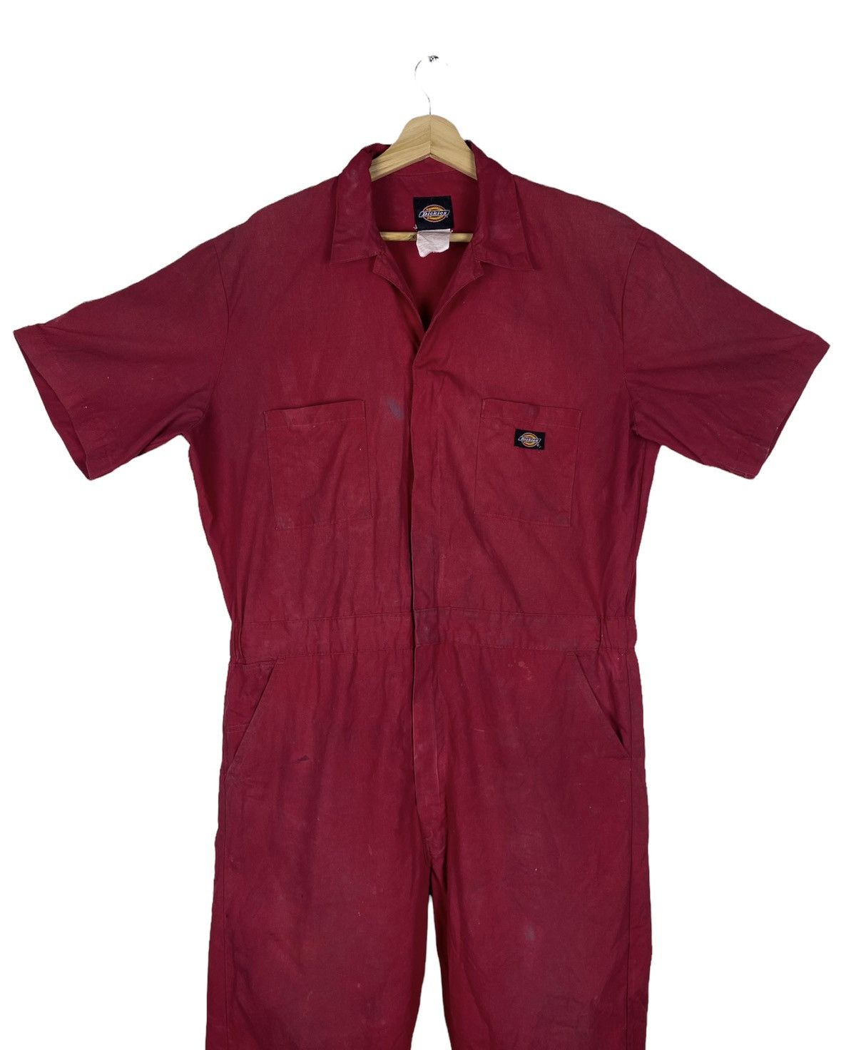 Dickies OFFER 🔥 Vintage Dickies Red Workwear’s Jumpsuits Coverall Size US 32 / EU 48 - 2 Thumbnail