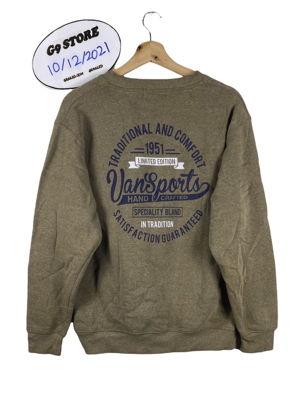 Japanese Brand Vintage Van Sports Sweatshirt Size US L / EU 52-54 / 3 - 1 Thumbnail