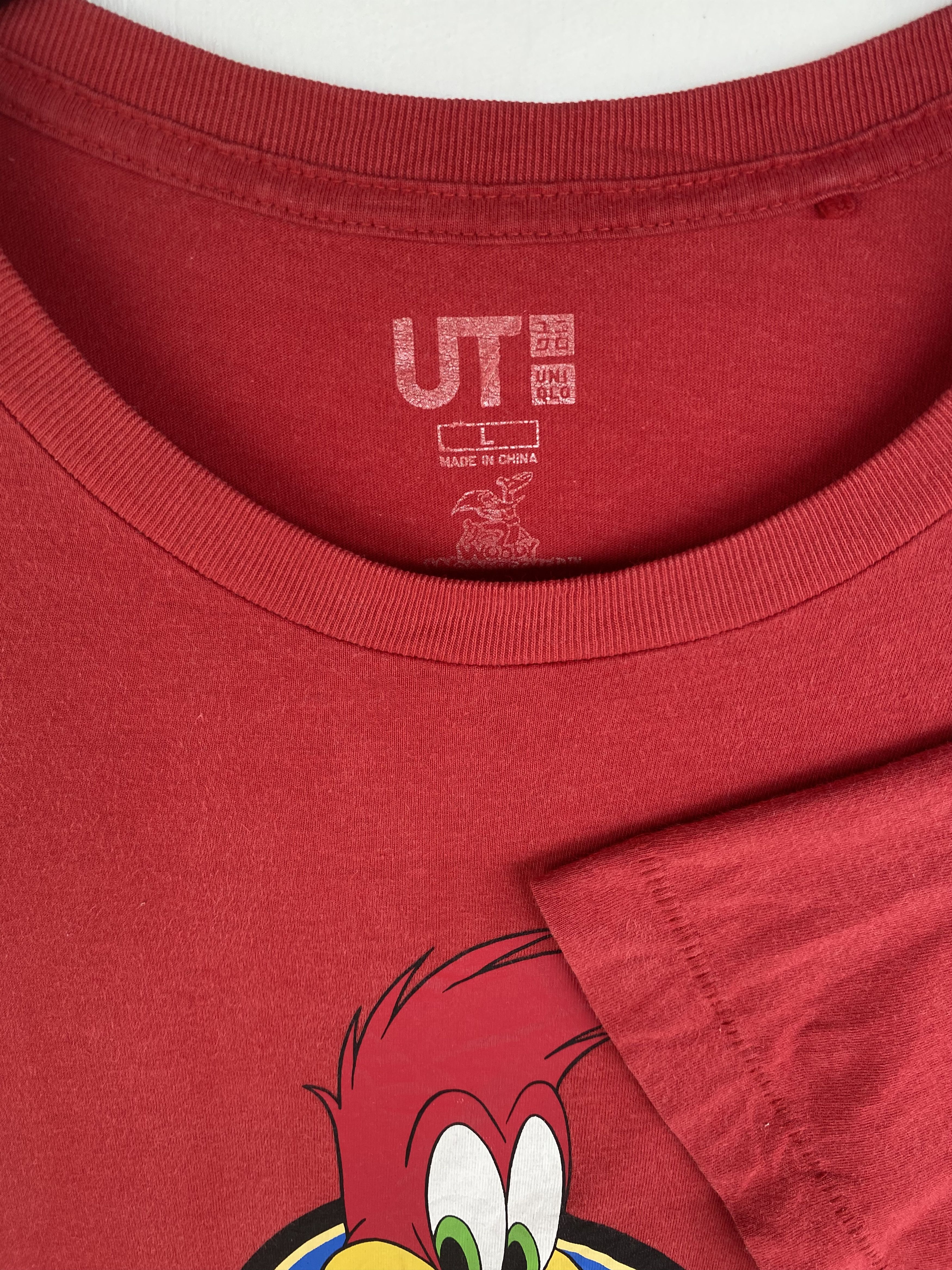Uniqlo Woody Woodpecker X Uniqlo anime cartoon tee shirt Size US L / EU 52-54 / 3 - 3 Thumbnail