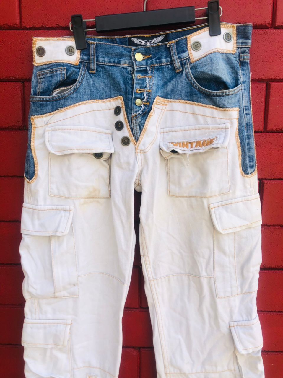 Japanese Brand Vinatge Japanese Designer Streetwear Fashion Style Size US 33 - 3 Thumbnail