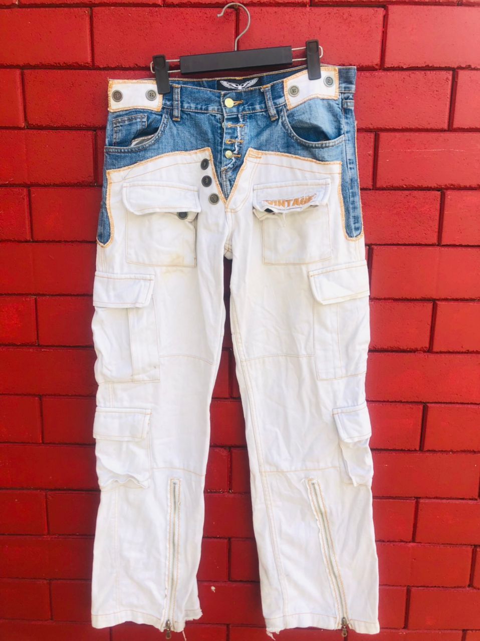 Japanese Brand Vinatge Japanese Designer Streetwear Fashion Style Size US 33 - 1 Thumbnail