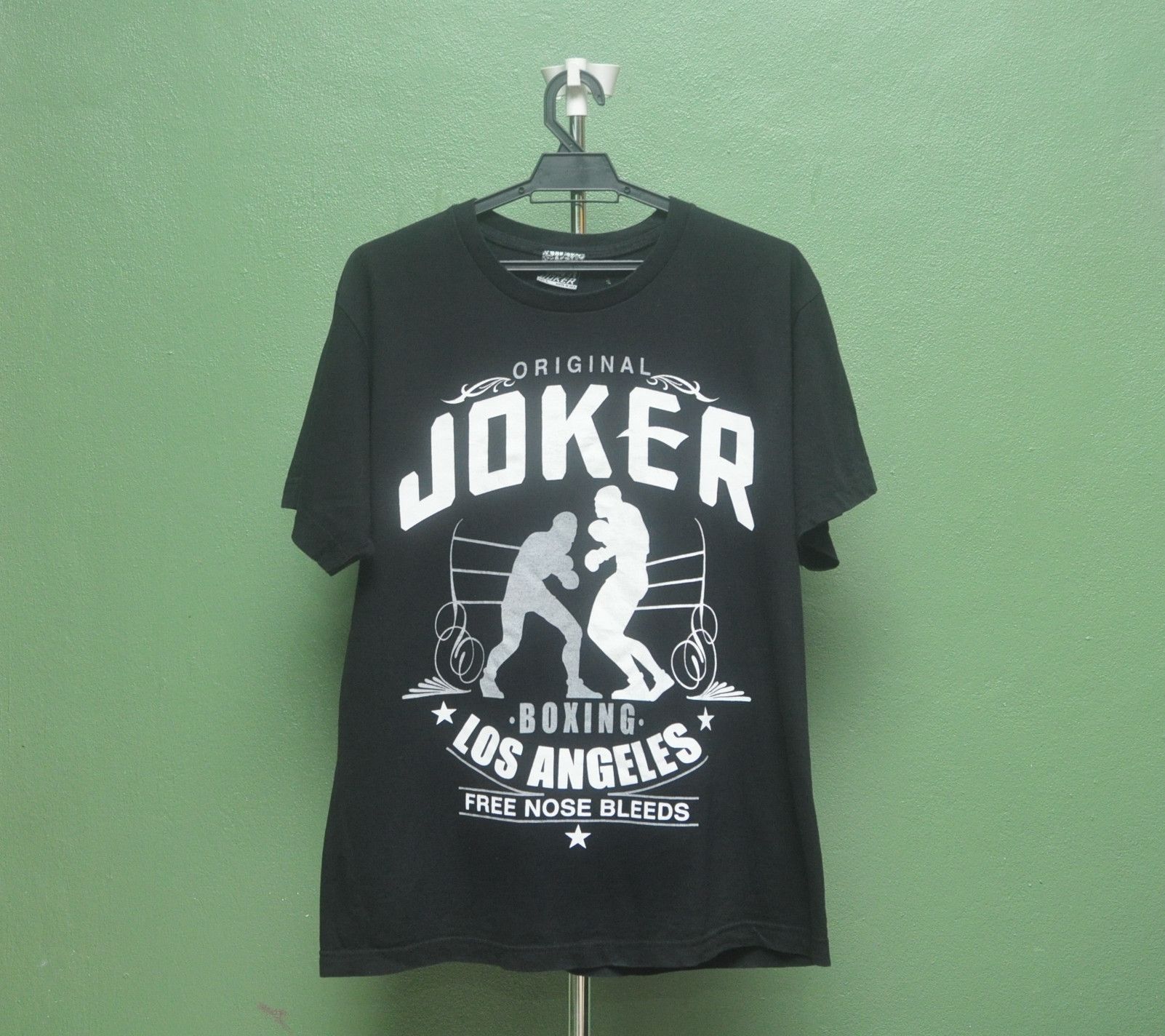 Japanese Brand Vintage Joker Boxing Los Angeles Black Colour Shirt Size US L / EU 52-54 / 3 - 1 Thumbnail