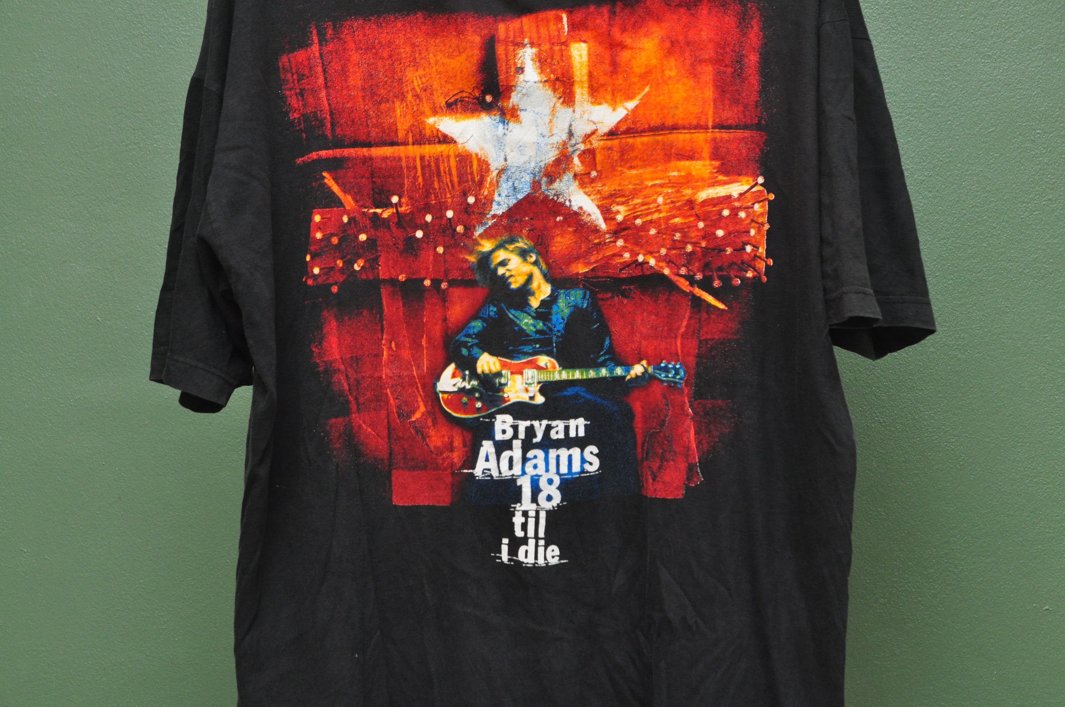 Band Tees Vintage Bryan Adams 18 Till I Die Tour 1995 Shirt Size US XL / EU 56 / 4 - 3 Thumbnail