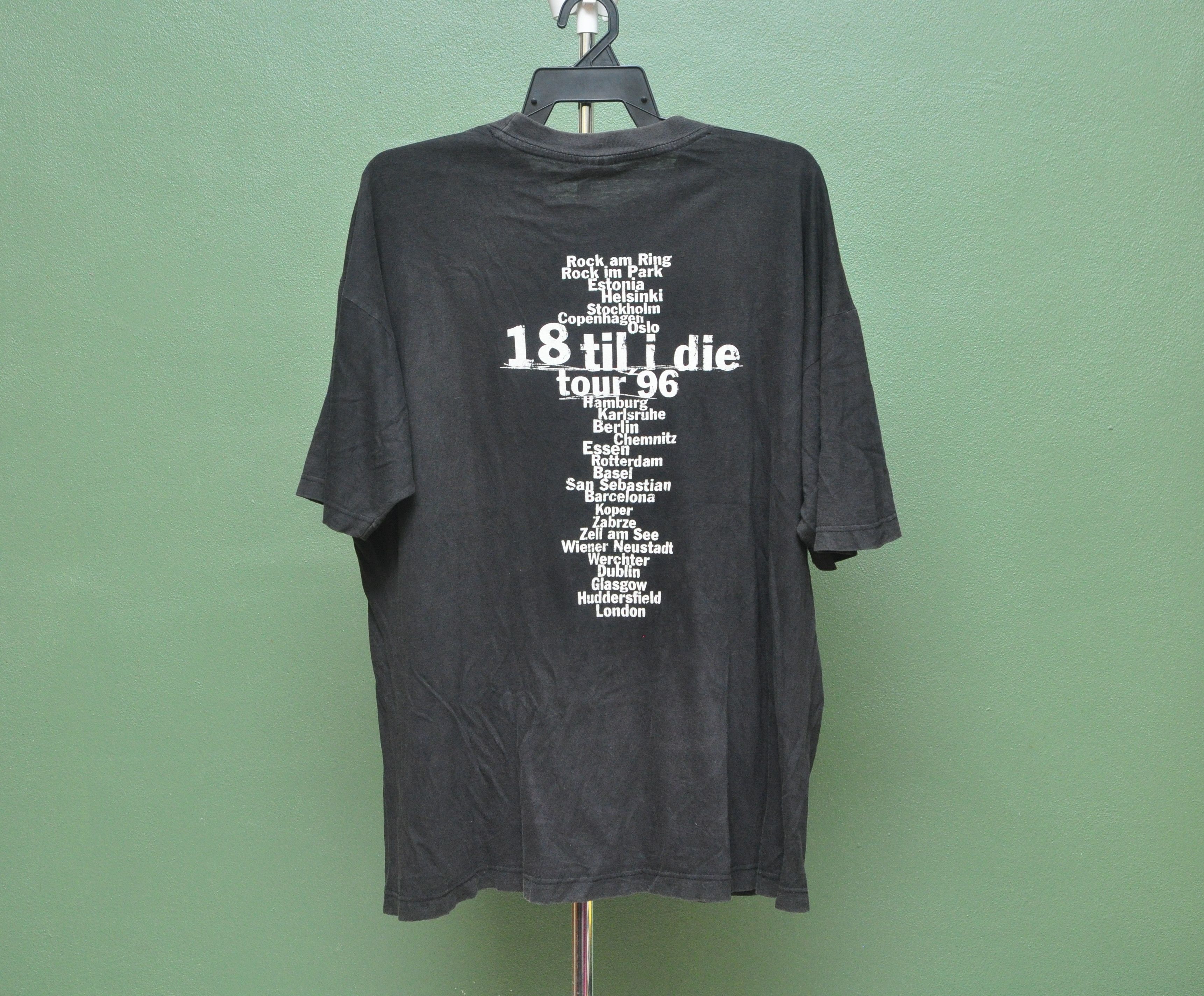 Band Tees Vintage Bryan Adams 18 Till I Die Tour 1995 Shirt Size US XL / EU 56 / 4 - 2 Thumbnail