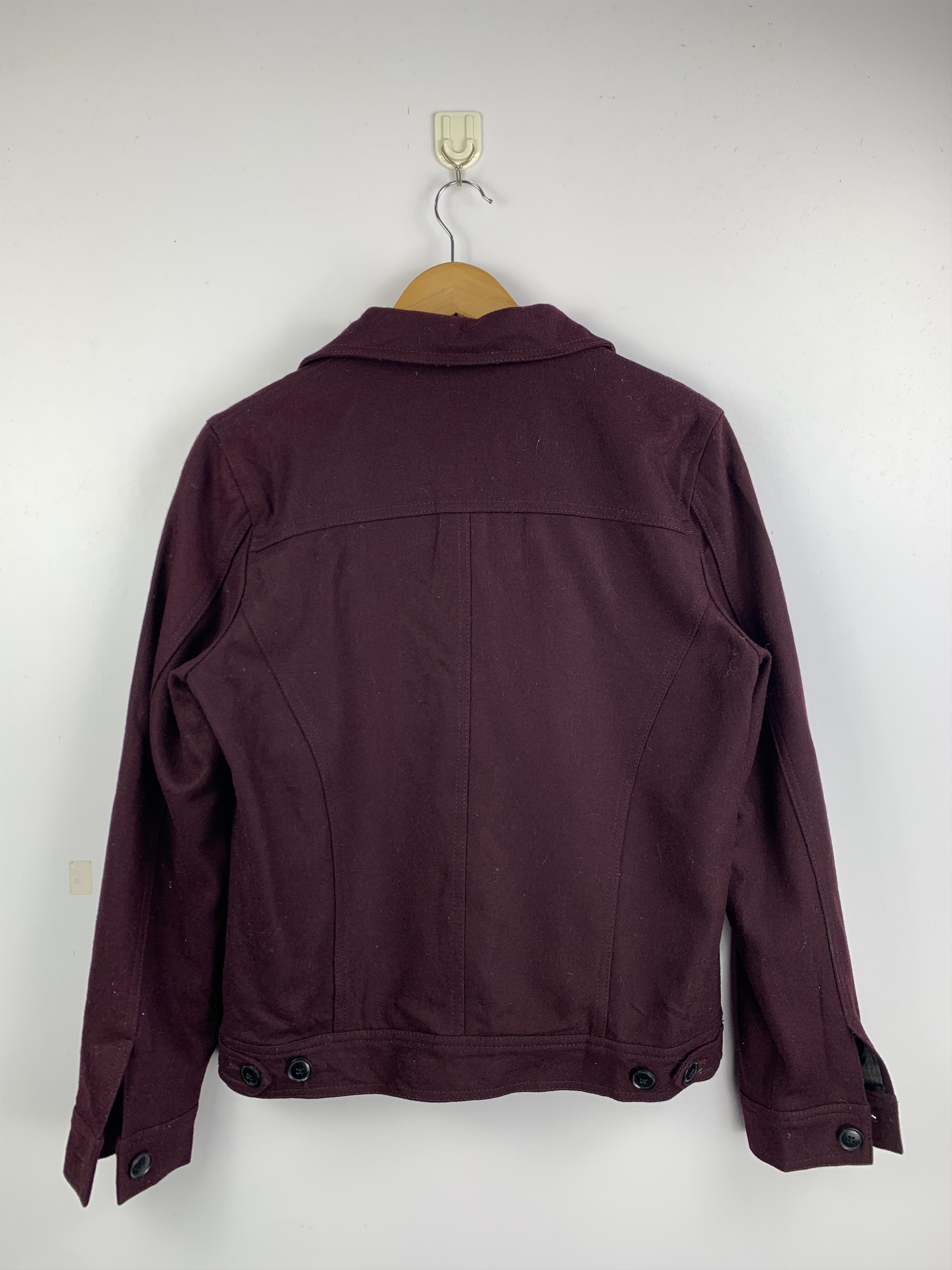 Vintage Japanese Brand Multi Pocket Button Up Wool Jacket J1632 Size US S / EU 44-46 / 1 - 3 Thumbnail