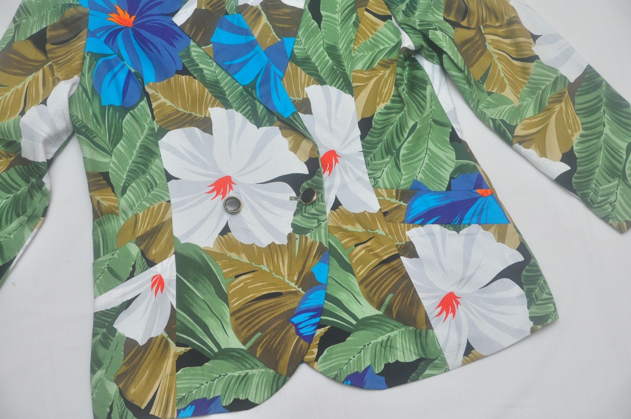 Designer × Japanese Brand Bellebalard Colourful Multicolour Fullprint Blazer Size L / US 10 / IT 46 - 4 Thumbnail