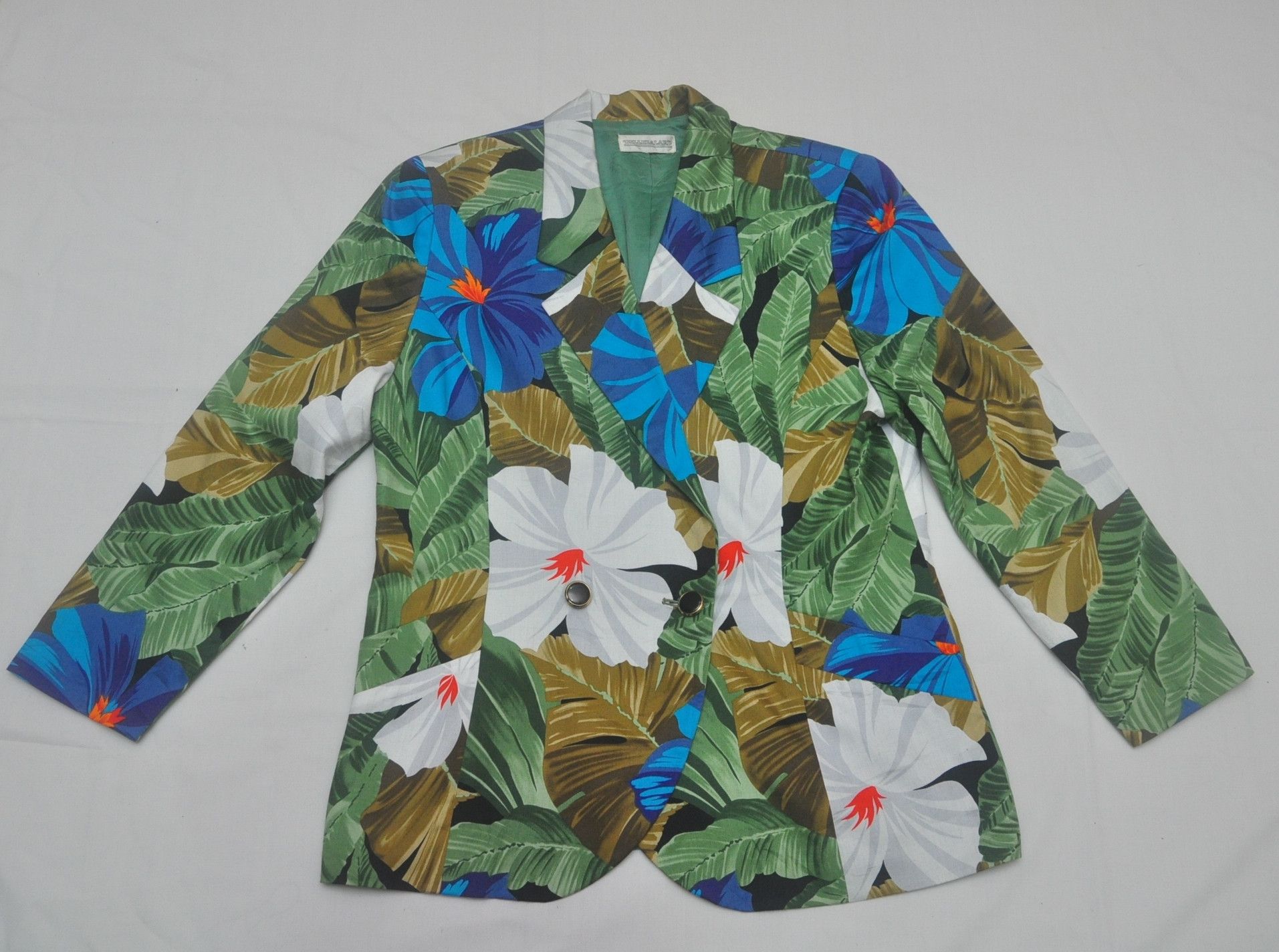 Designer × Japanese Brand Bellebalard Colourful Multicolour Fullprint Blazer Size L / US 10 / IT 46 - 1 Thumbnail