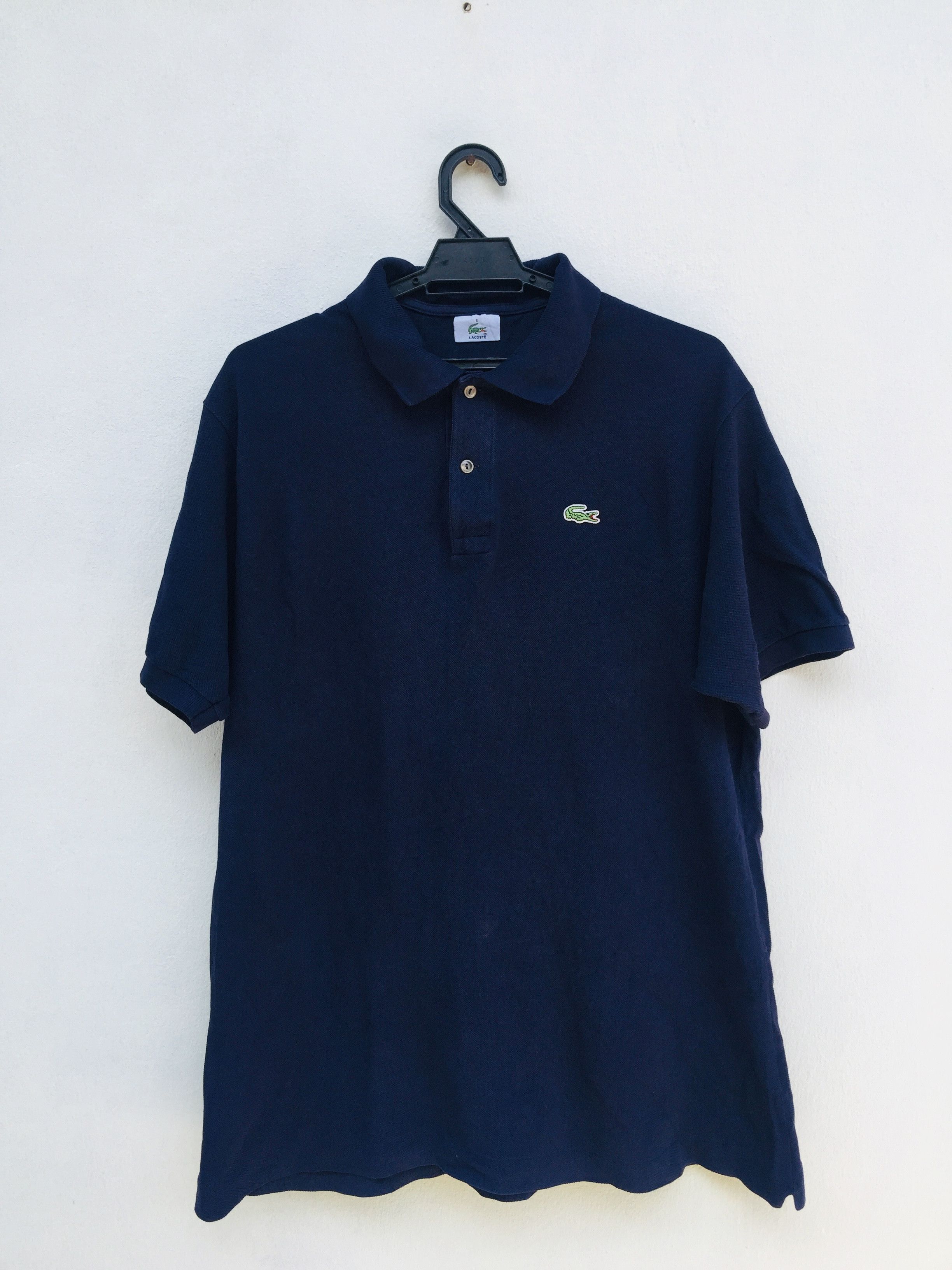 Japanese Brand Vintage Lacoste Polo Short Sleeve Dark Blue Shirt Size US XL / EU 56 / 4 - 1 Thumbnail