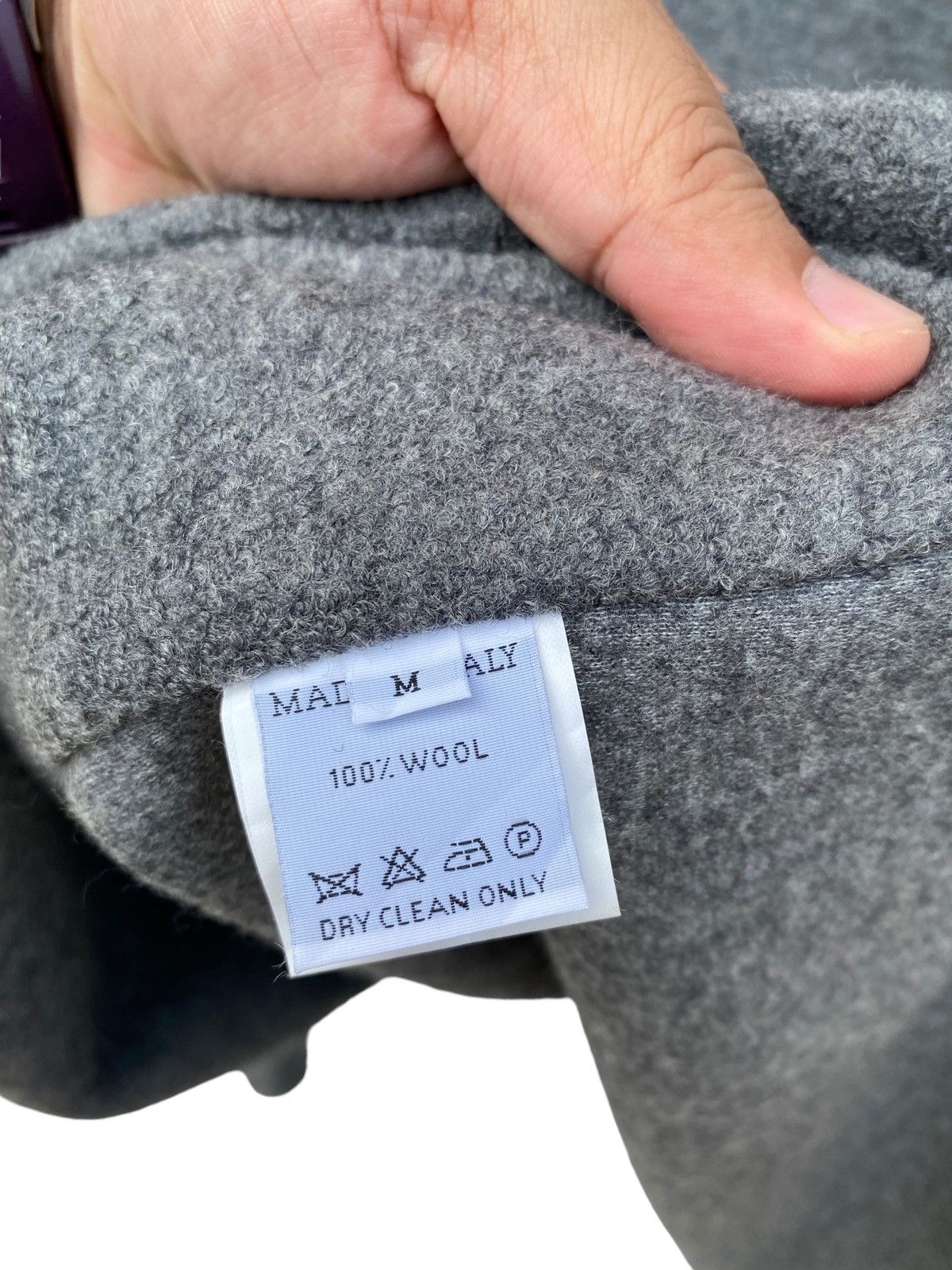 Designer Dusan Made In Italy Wool Coat Size US M / EU 48-50 / 2 - 7 Thumbnail