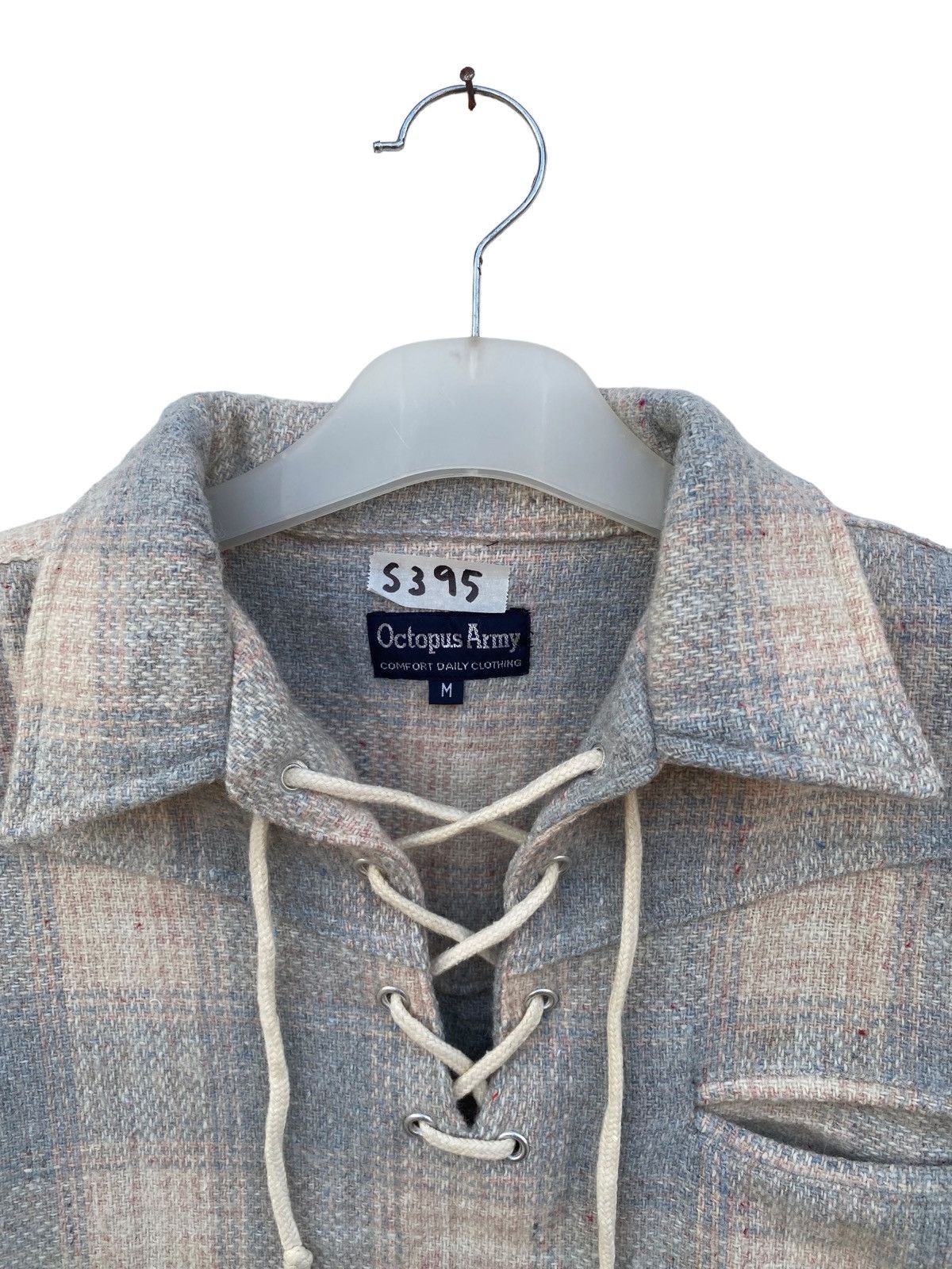 Japanese Brand Vintage Octopus Army Checked Shacket Jumper Size US M / EU 48-50 / 2 - 2 Thumbnail