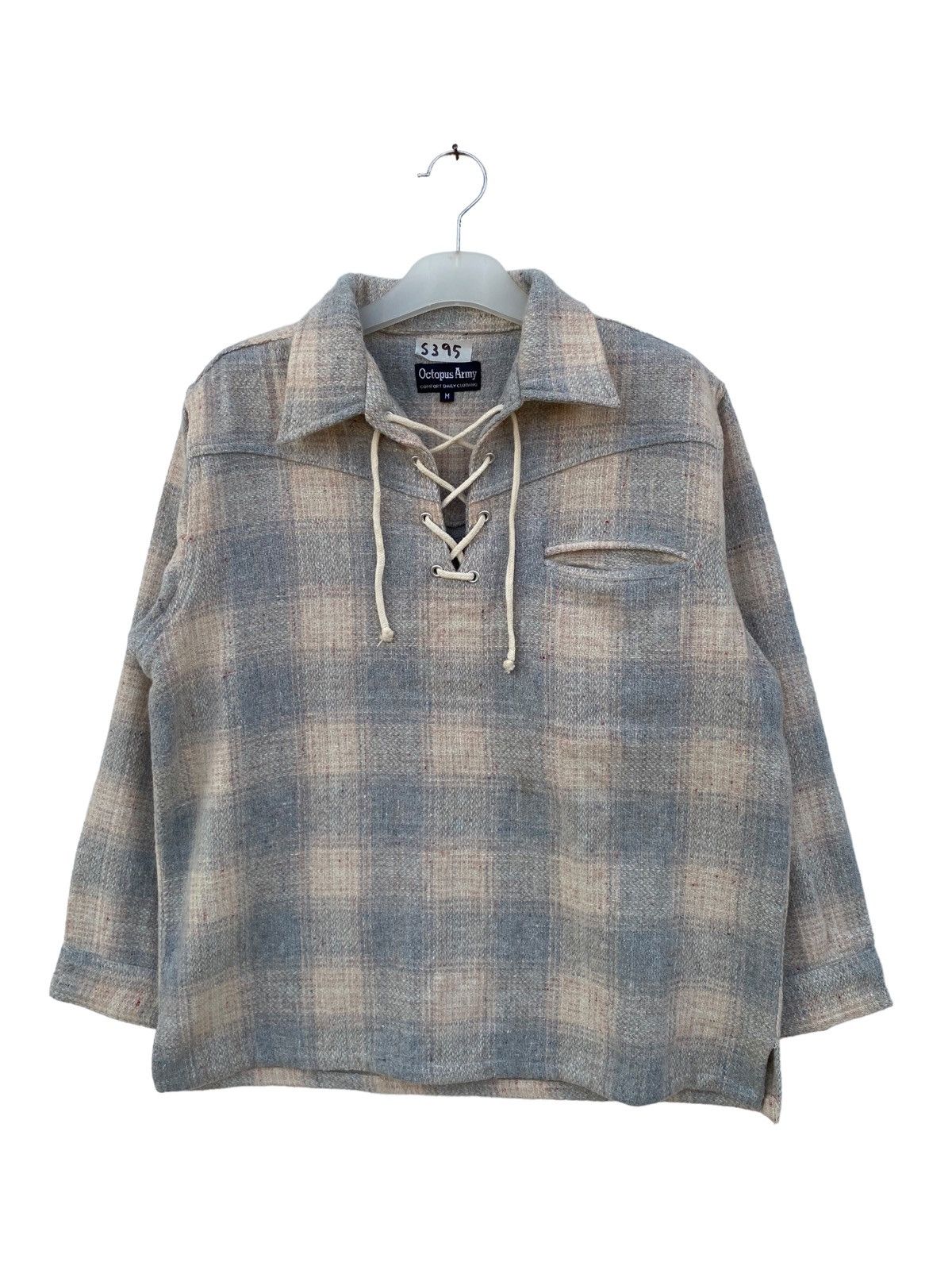 Japanese Brand Vintage Octopus Army Checked Shacket Jumper Size US M / EU 48-50 / 2 - 1 Thumbnail