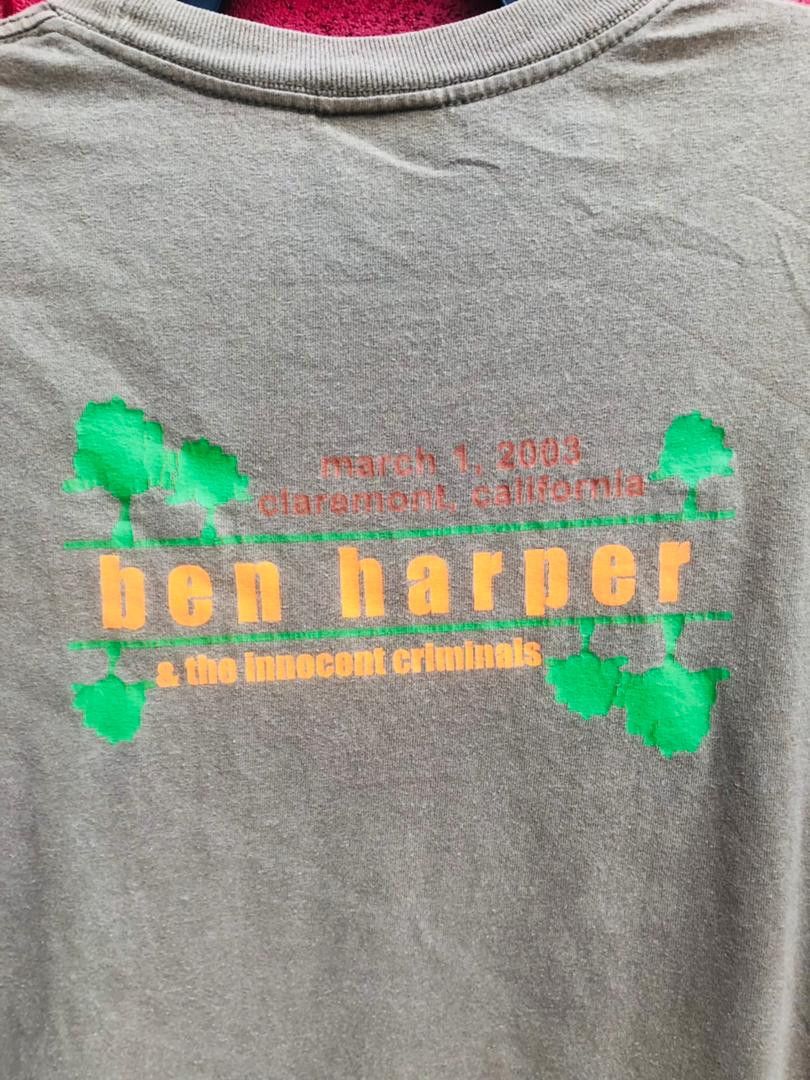Band Tees × Vintage Vintage Ben Harper & The Innocent Criminals Band Music Shirt Size US XL / EU 56 / 4 - 6 Thumbnail