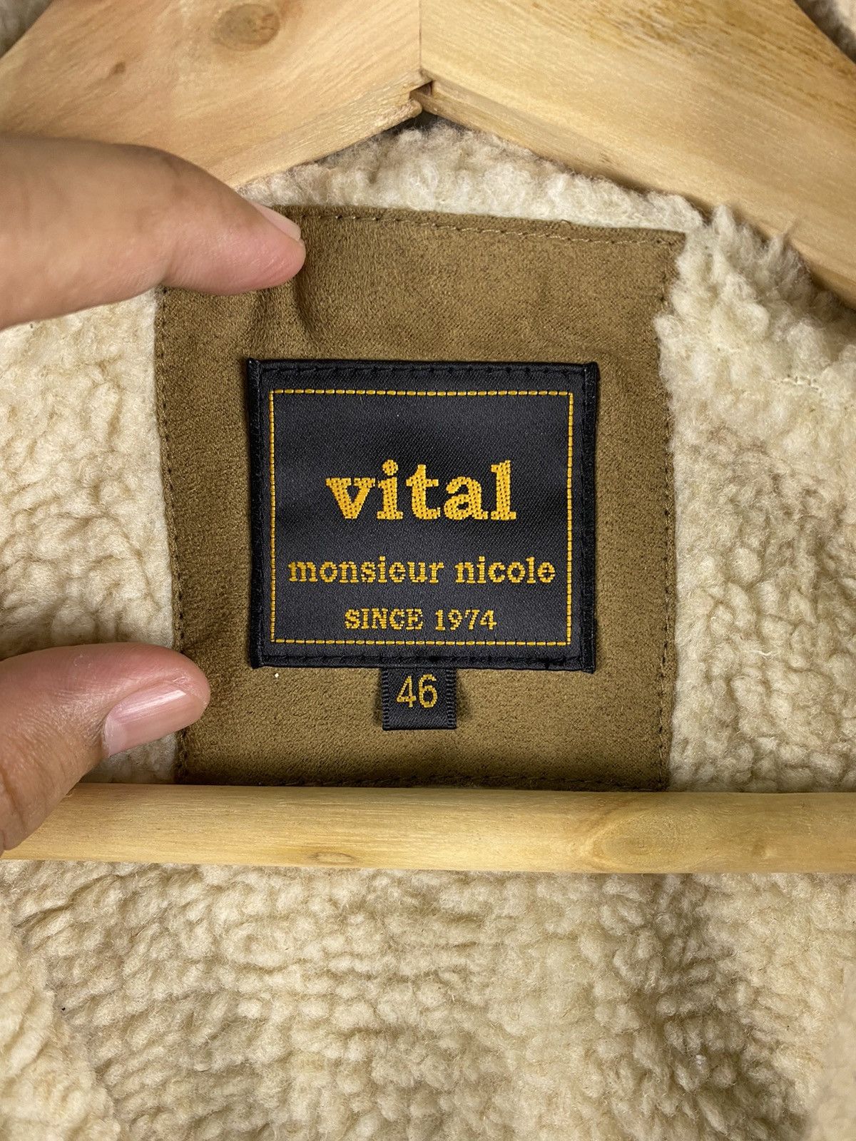 Japanese Brand Need Gone 🔥 Vintage Vital By Monsieur Nicole Sherpa Vest Size US M / EU 48-50 / 2 - 3 Thumbnail