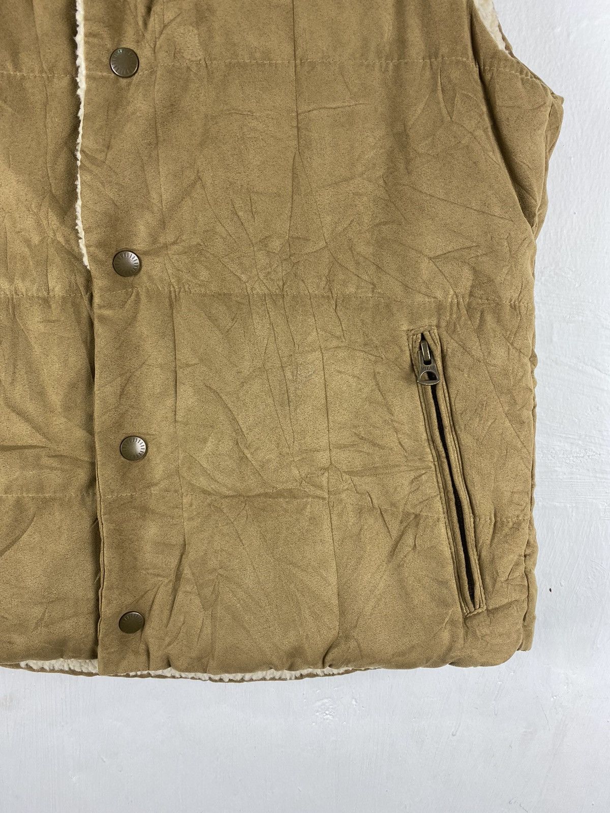 Japanese Brand Need Gone 🔥 Vintage Vital By Monsieur Nicole Sherpa Vest Size US M / EU 48-50 / 2 - 7 Thumbnail