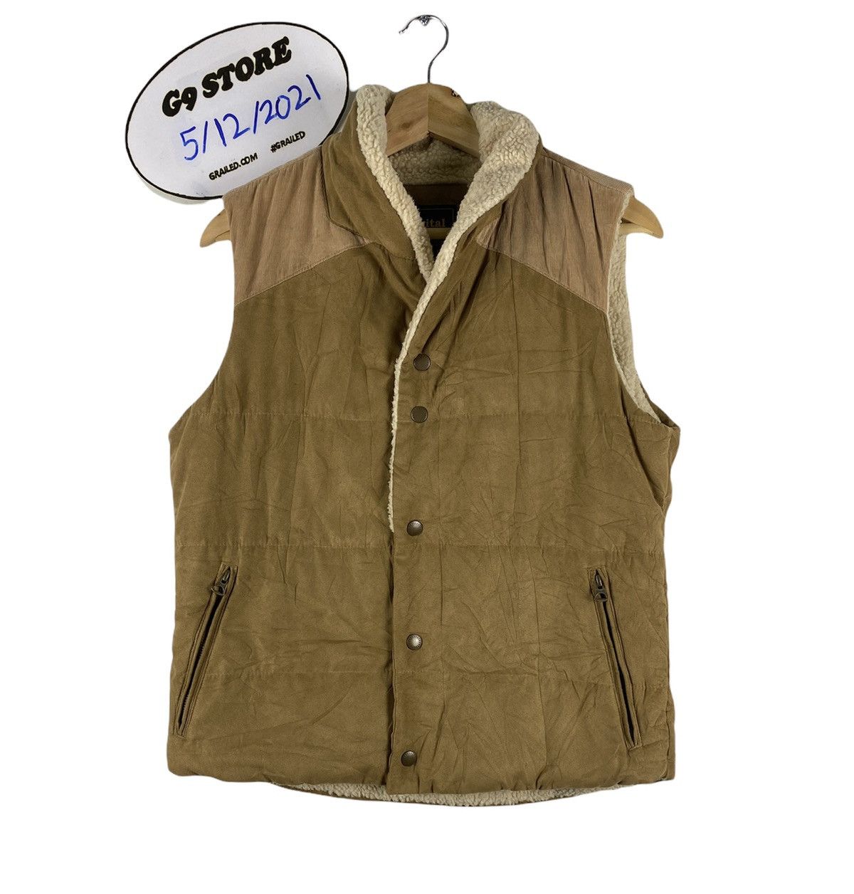 Japanese Brand Need Gone 🔥 Vintage Vital By Monsieur Nicole Sherpa Vest Size US M / EU 48-50 / 2 - 1 Thumbnail