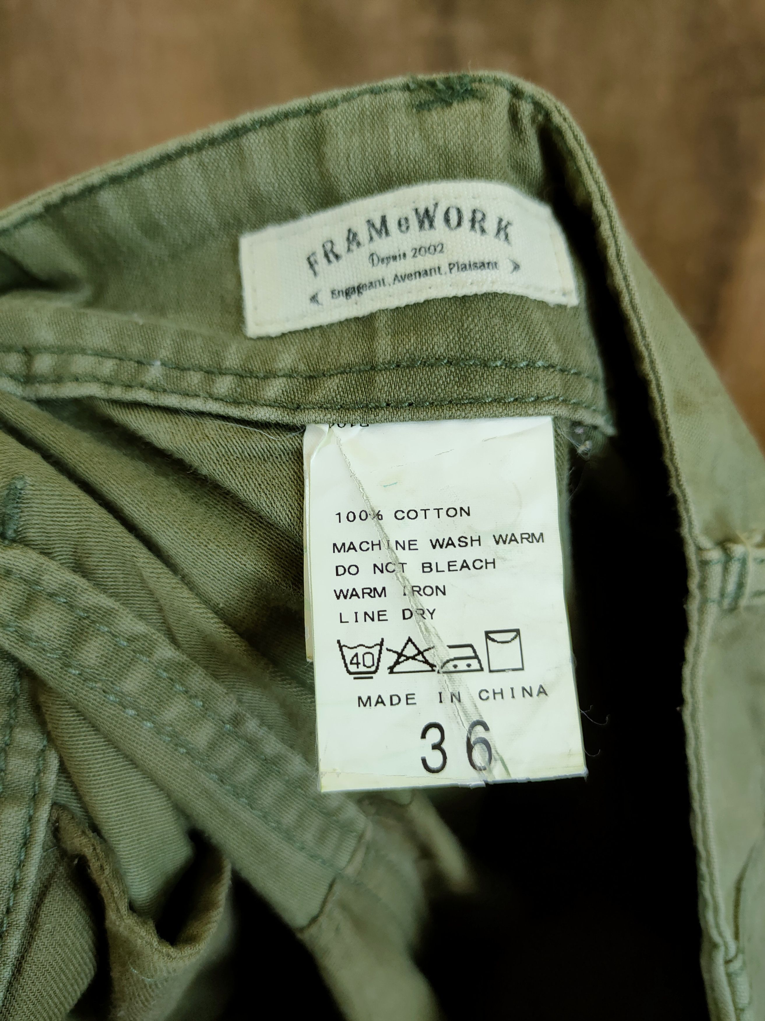 Japanese Brand D Frame Work distressed multipocket cargo pants #46-880 Size US 28 / EU 44 - 10 Thumbnail