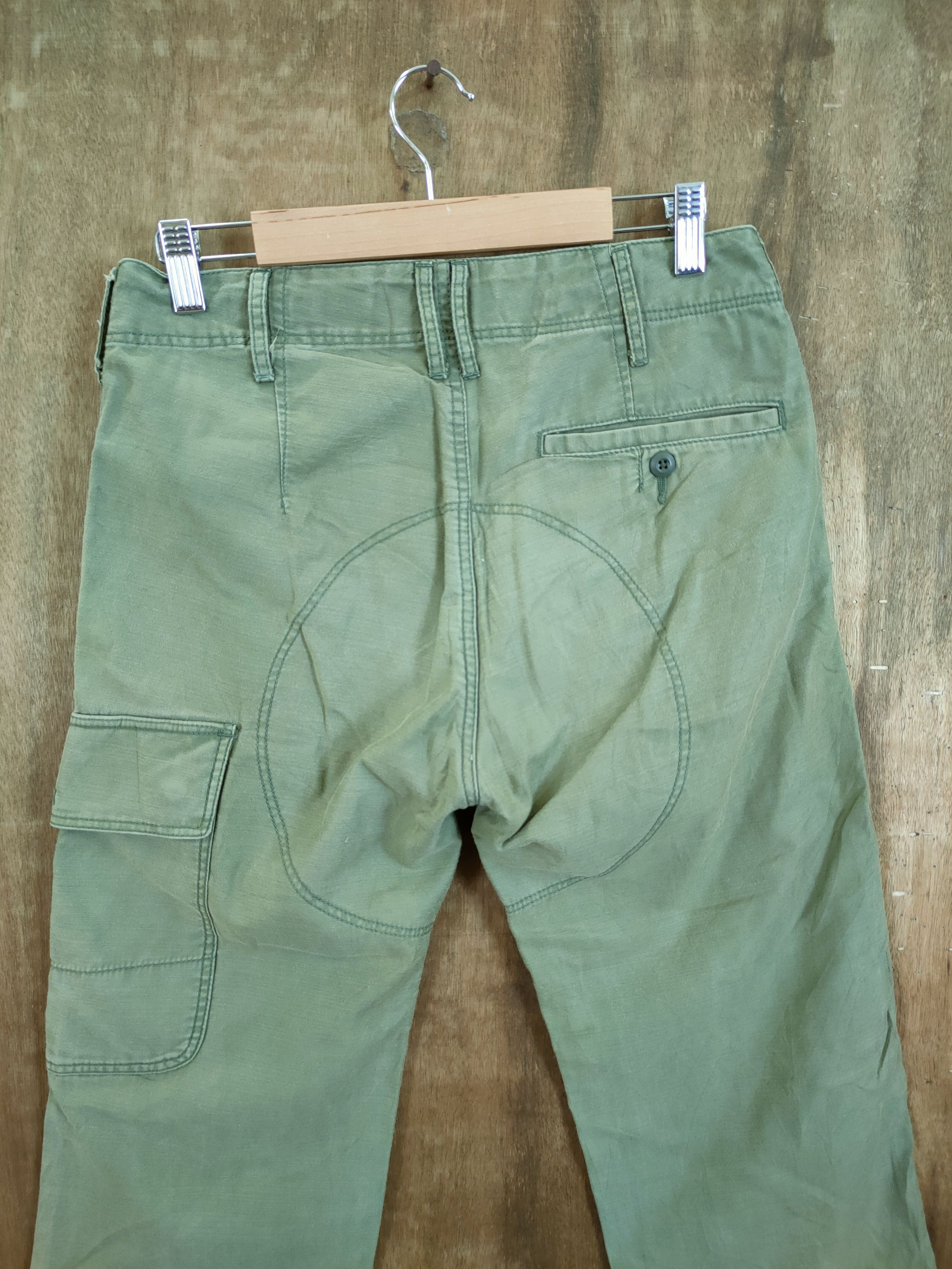 Japanese Brand D Frame Work distressed multipocket cargo pants #46-880 Size US 28 / EU 44 - 9 Thumbnail