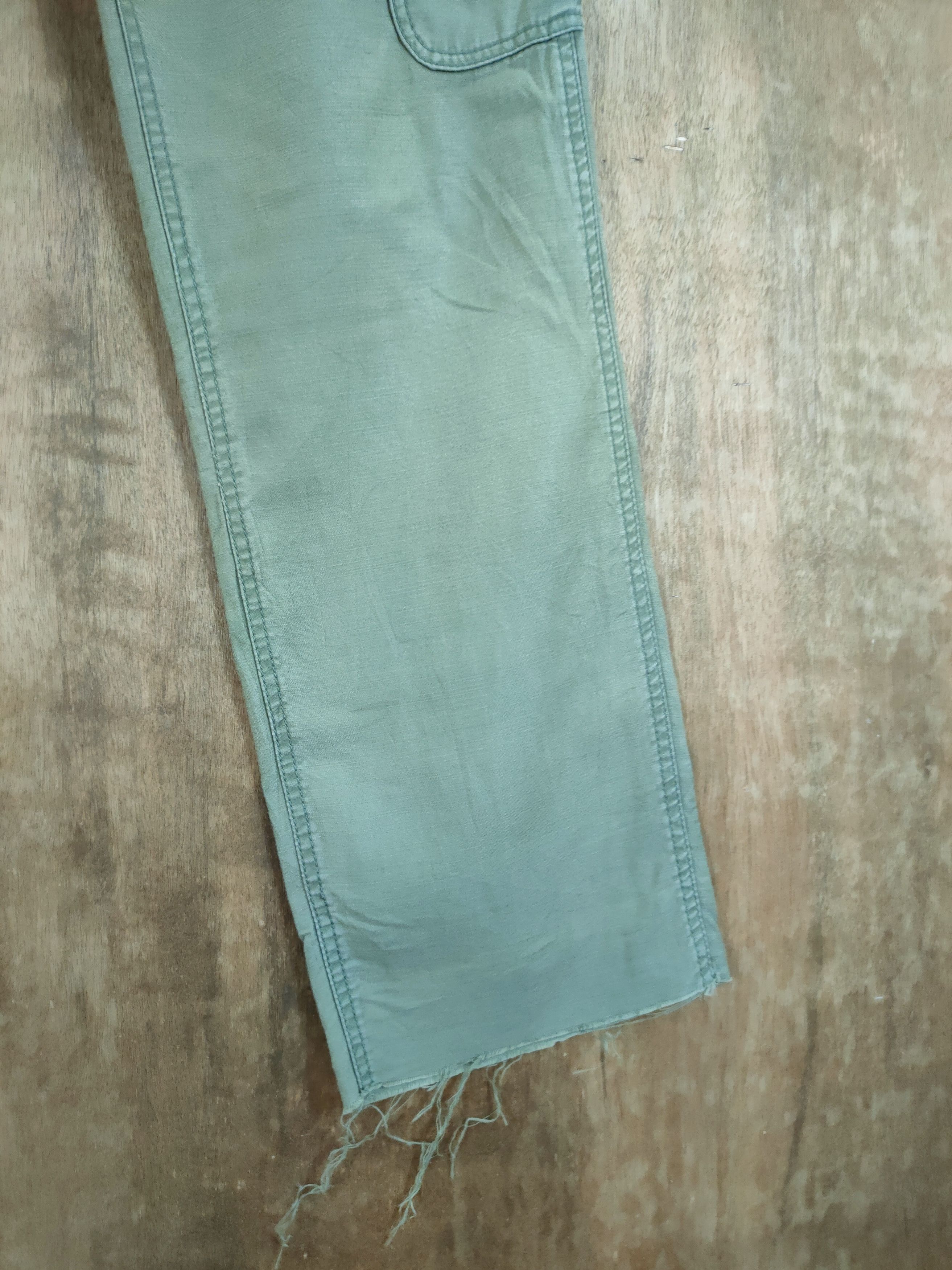 Japanese Brand D Frame Work distressed multipocket cargo pants #46-880 Size US 28 / EU 44 - 3 Thumbnail