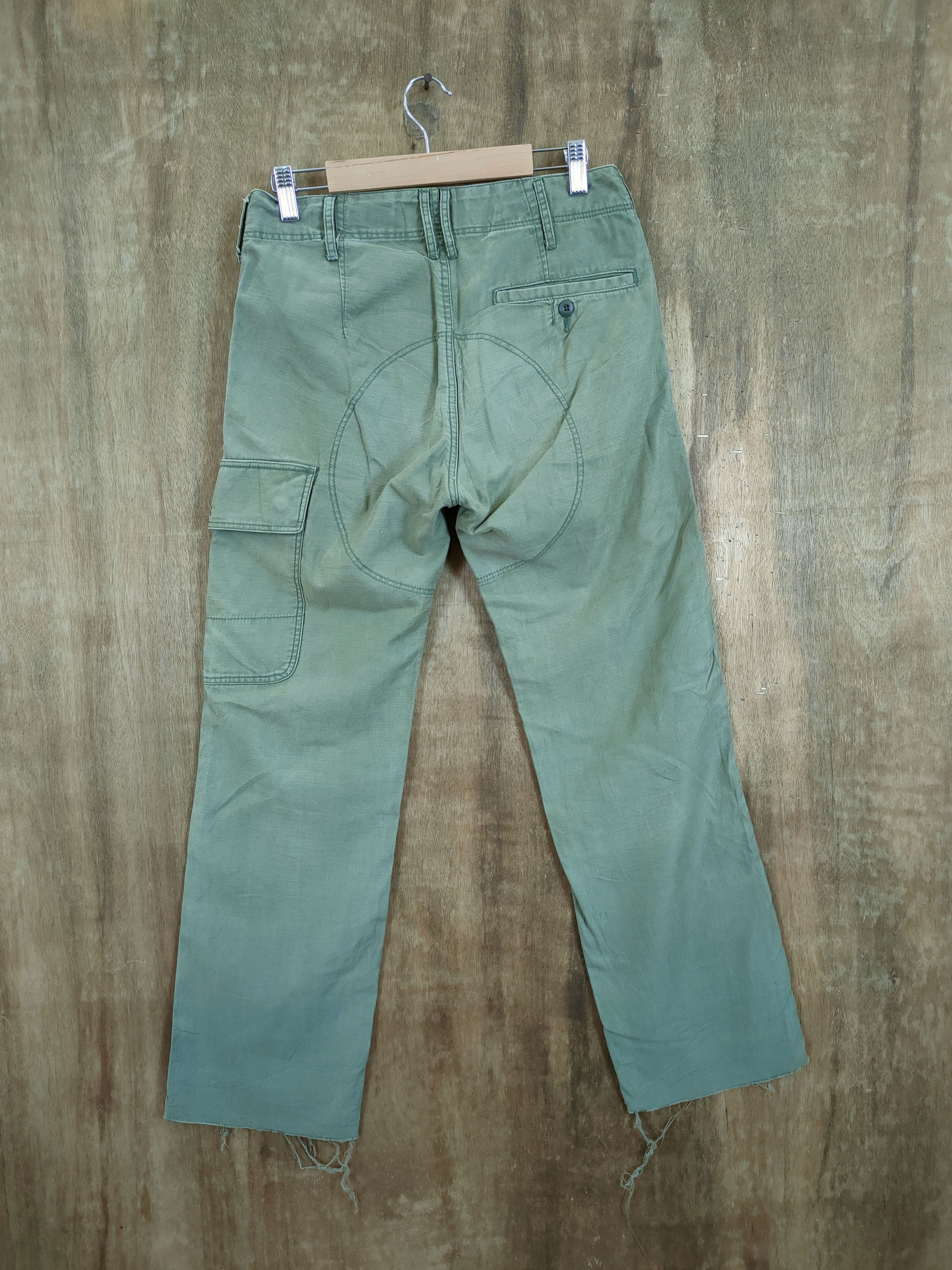 Japanese Brand D Frame Work distressed multipocket cargo pants #46-880 Size US 28 / EU 44 - 7 Thumbnail