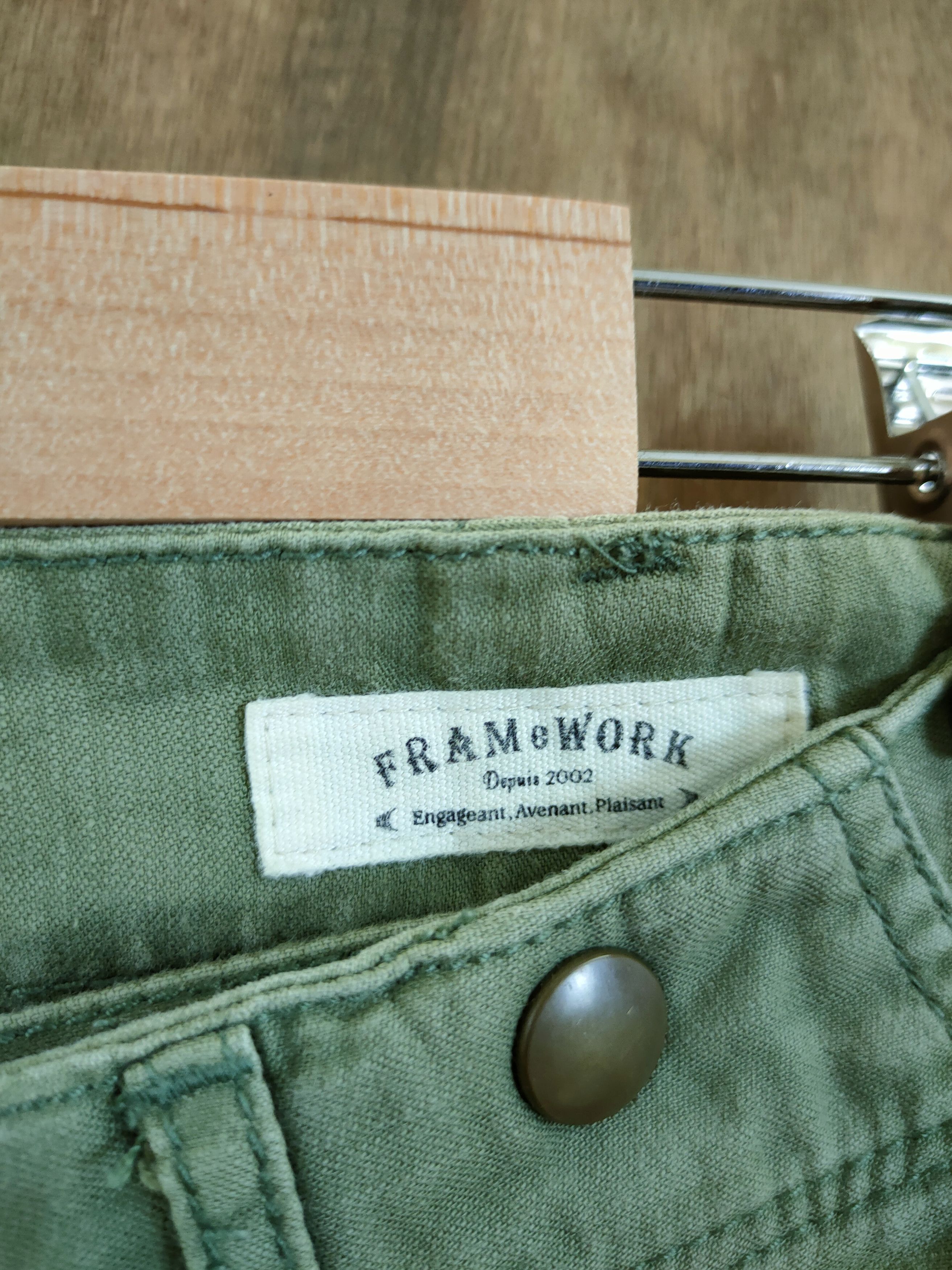 Japanese Brand D Frame Work distressed multipocket cargo pants #46-880 Size US 28 / EU 44 - 6 Thumbnail
