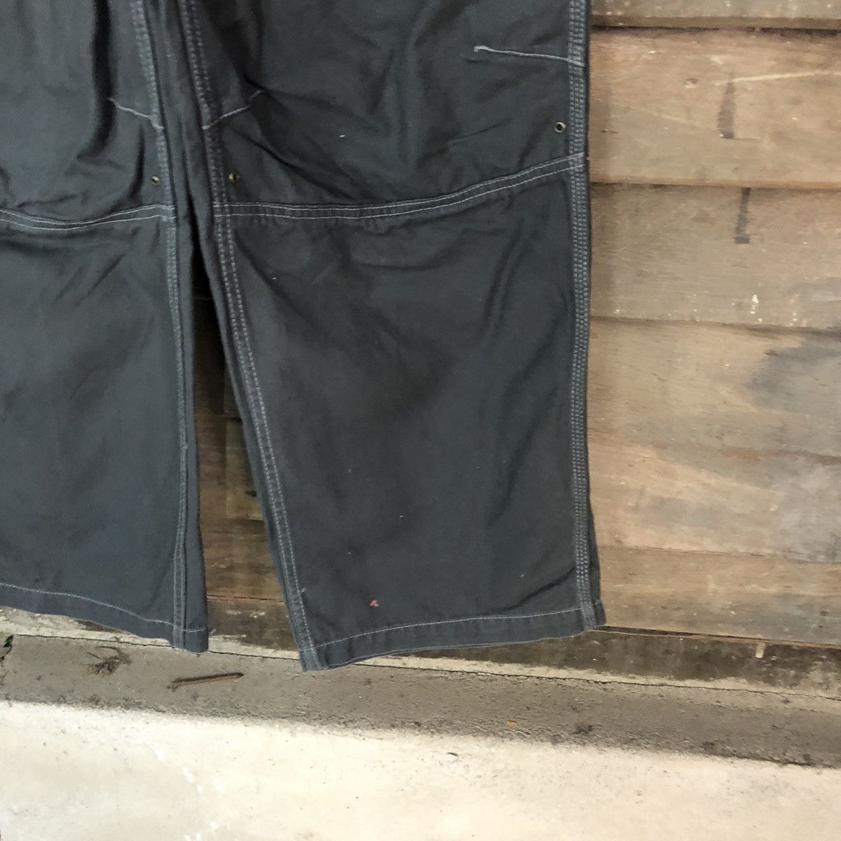Japanese Brand DL Ever River statement double knee Cargo Pants #1879 Size US 37 - 9 Thumbnail