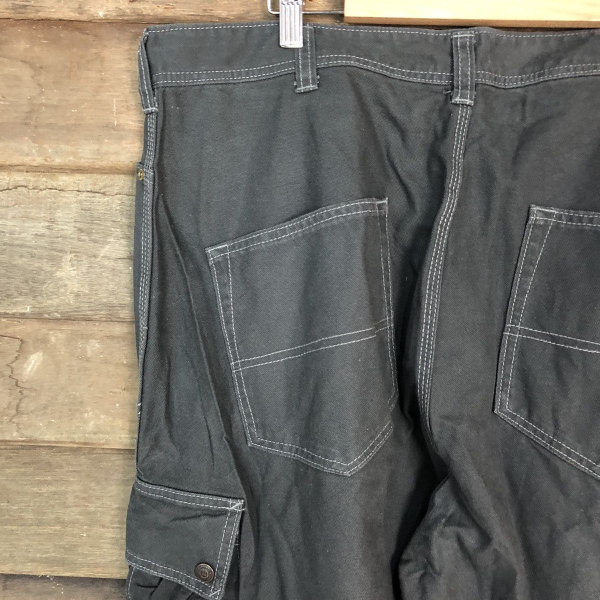 Japanese Brand DL Ever River statement double knee Cargo Pants #1879 Size US 37 - 14 Thumbnail